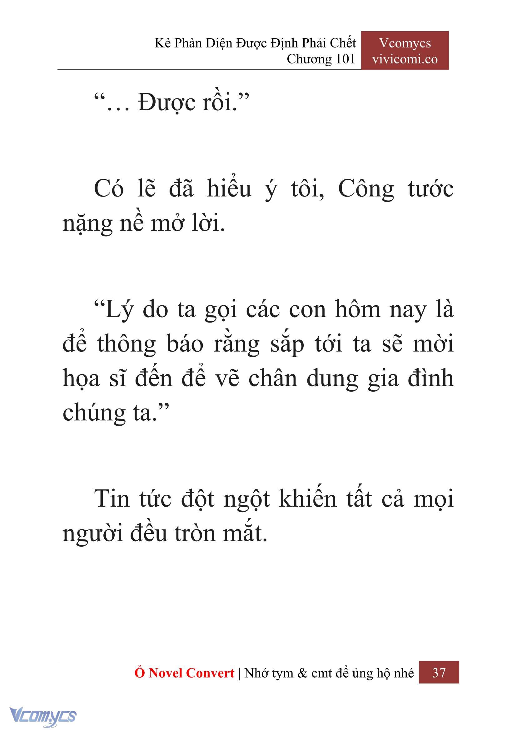[Novel] Kẻ Phản Diện Được Định Phải Chết Chap 101 - Next Chap 102