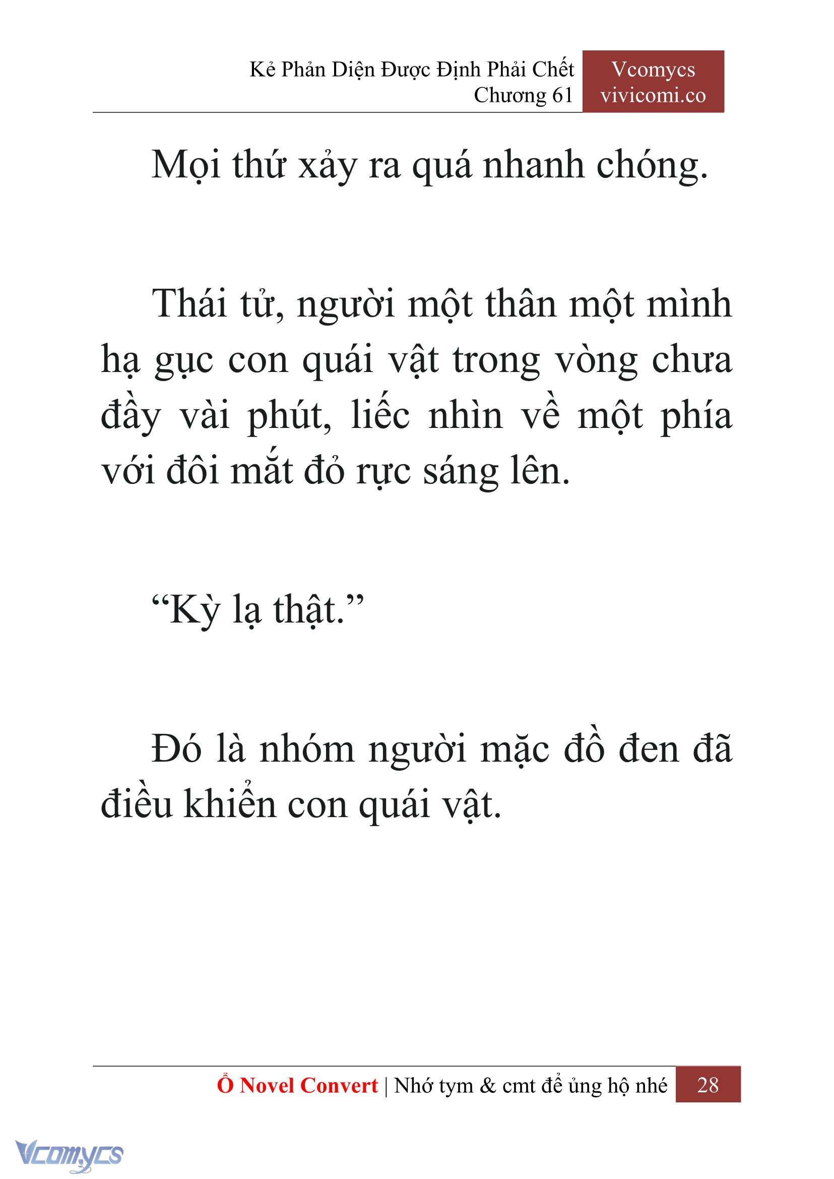 [Novel] Kẻ Phản Diện Được Định Phải Chết Chap 61 - Trang 2