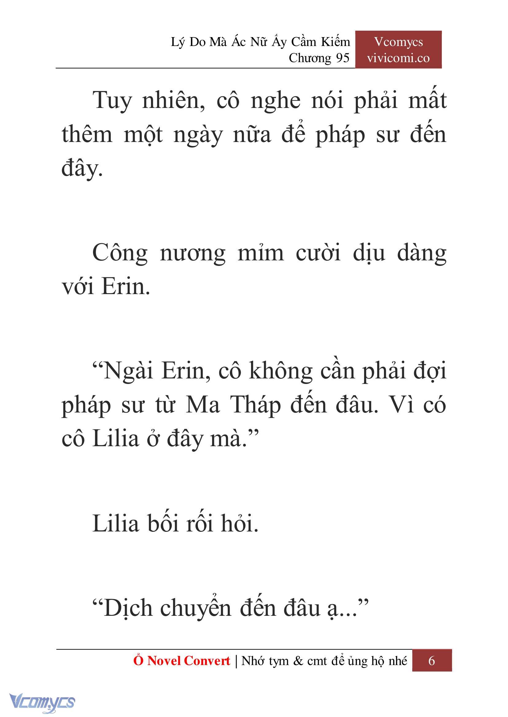 [Novel] Lý Do Mà Ác Nữ Ấy Cầm Kiếm Chap 95 - Trang 2