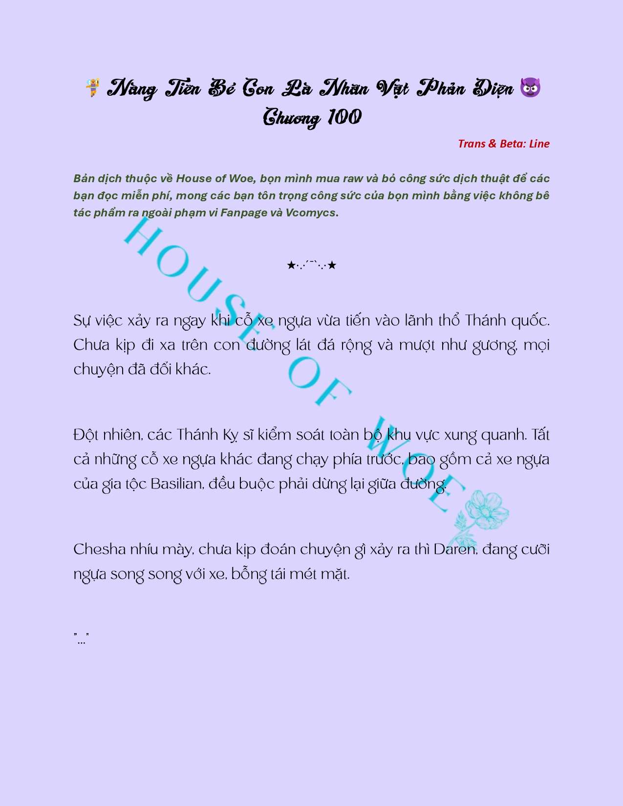 [NOVEL] NÀNG TIÊN BÉ CON LÀ NHÂN VẬT PHẢN DIỆN Chap 100 - Trang 2
