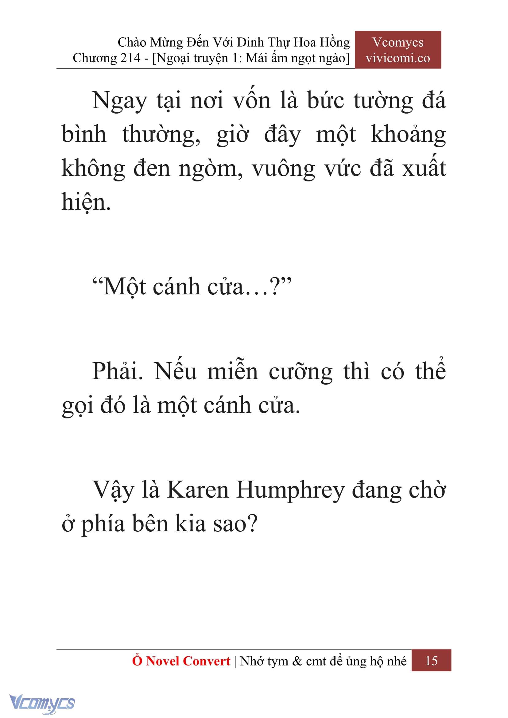 [Novel] Chào Mừng Đến Với Dinh Thự Hoa Hồng Chap 214 - Trang 2