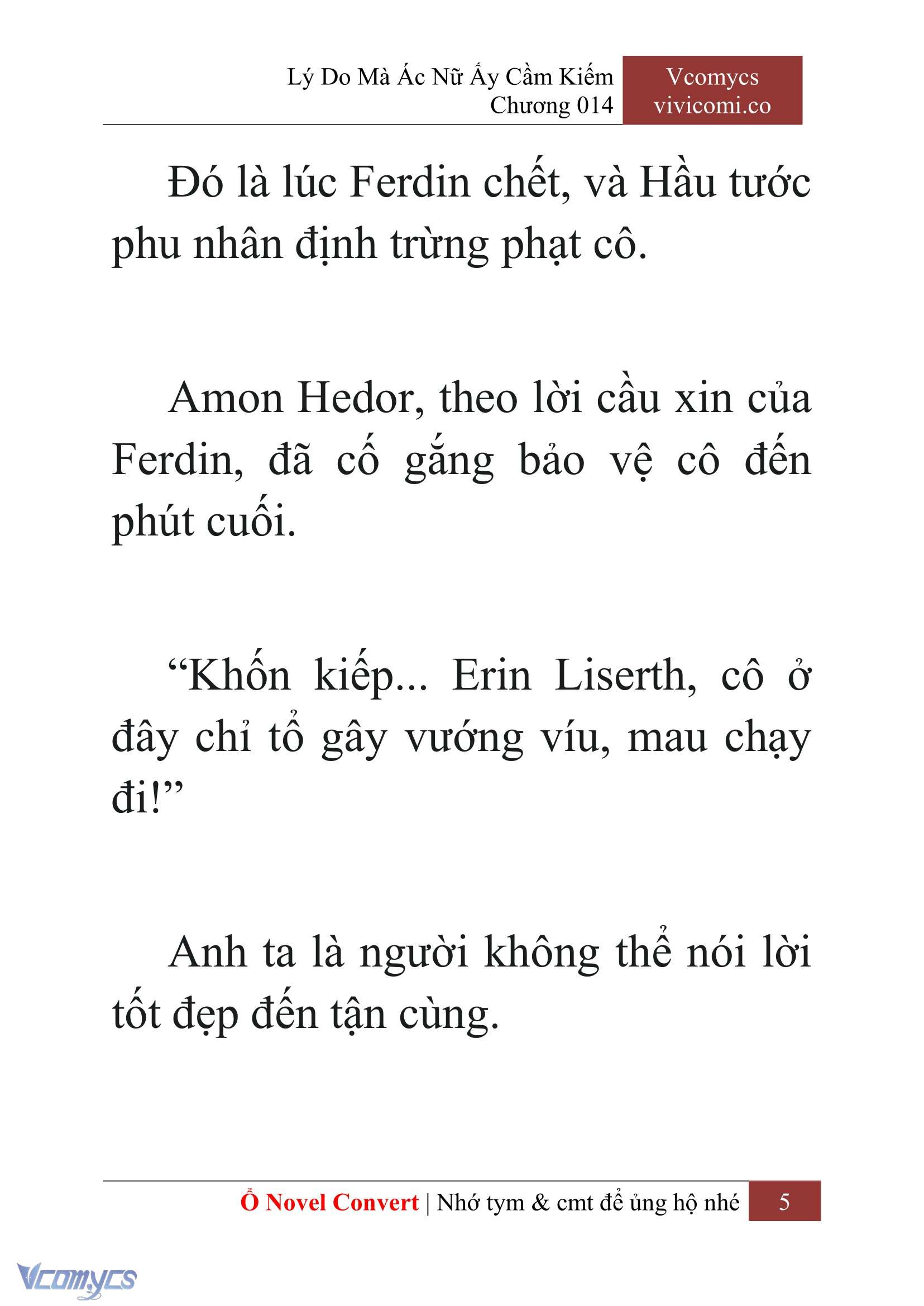 [Novel] Lý Do Mà Ác Nữ Ấy Cầm Kiếm Chap 14 - Trang 2