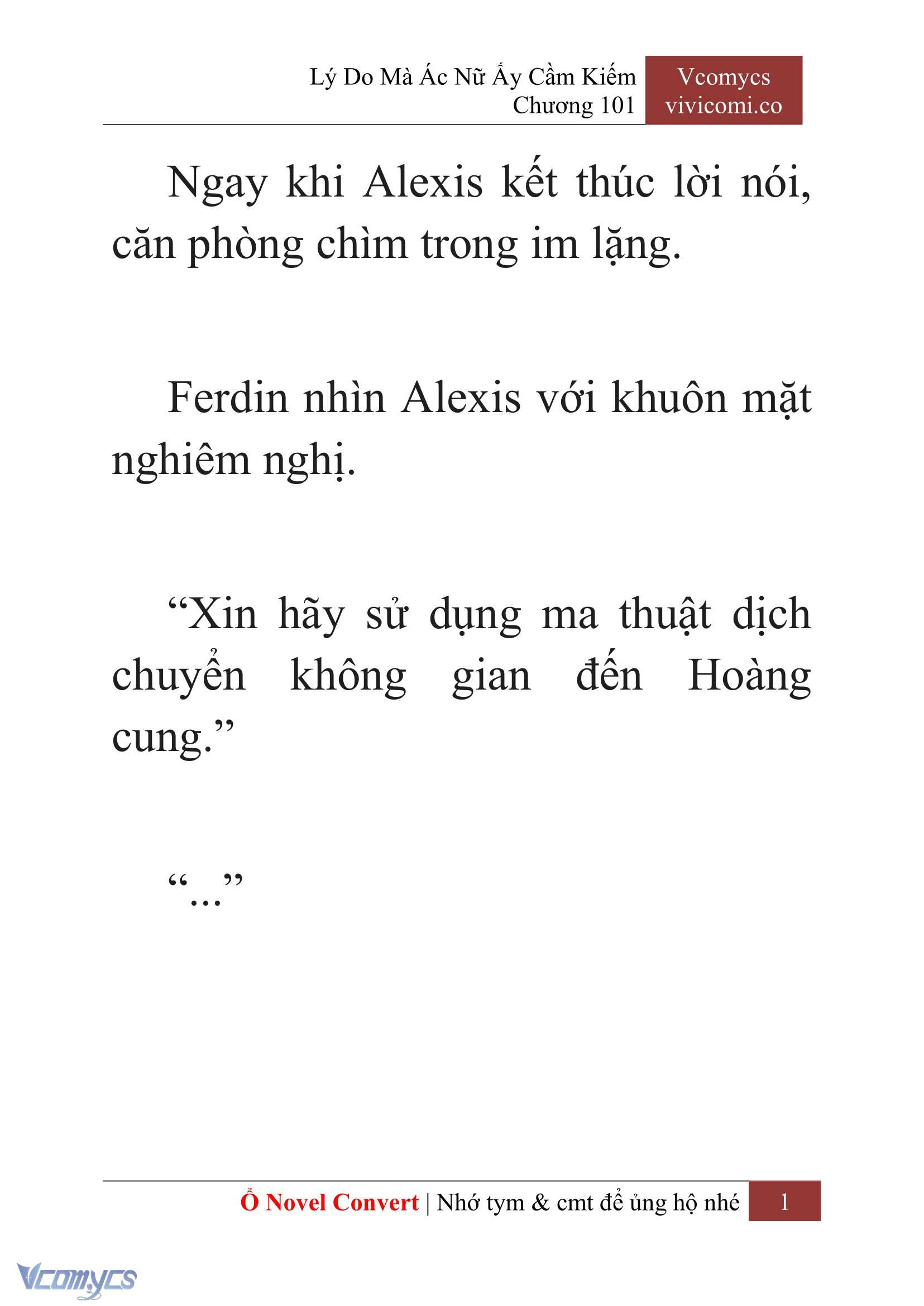 [Novel] Lý Do Mà Ác Nữ Ấy Cầm Kiếm Chap 101 - Trang 2