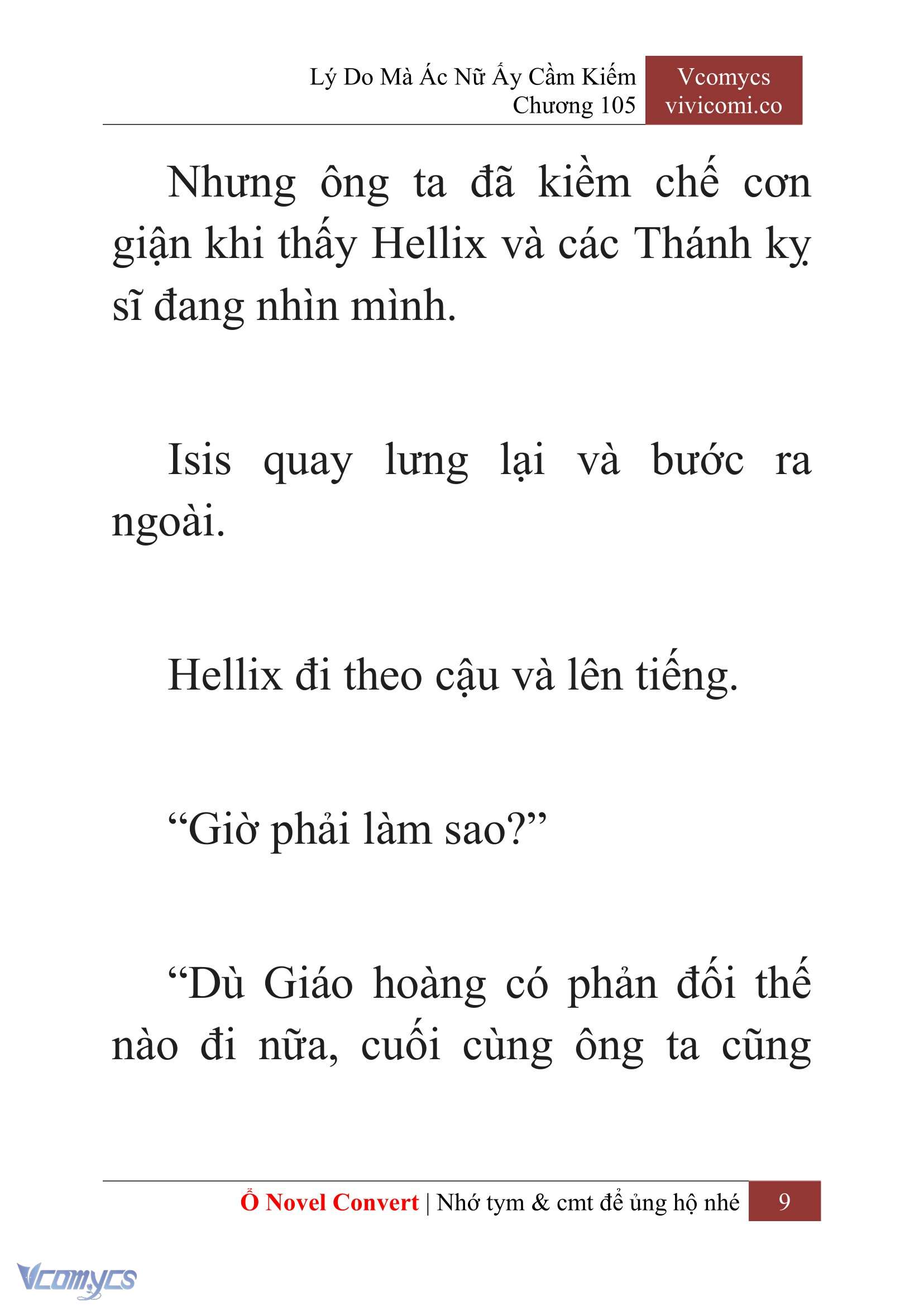[Novel] Lý Do Mà Ác Nữ Ấy Cầm Kiếm Chap 105 - Trang 2