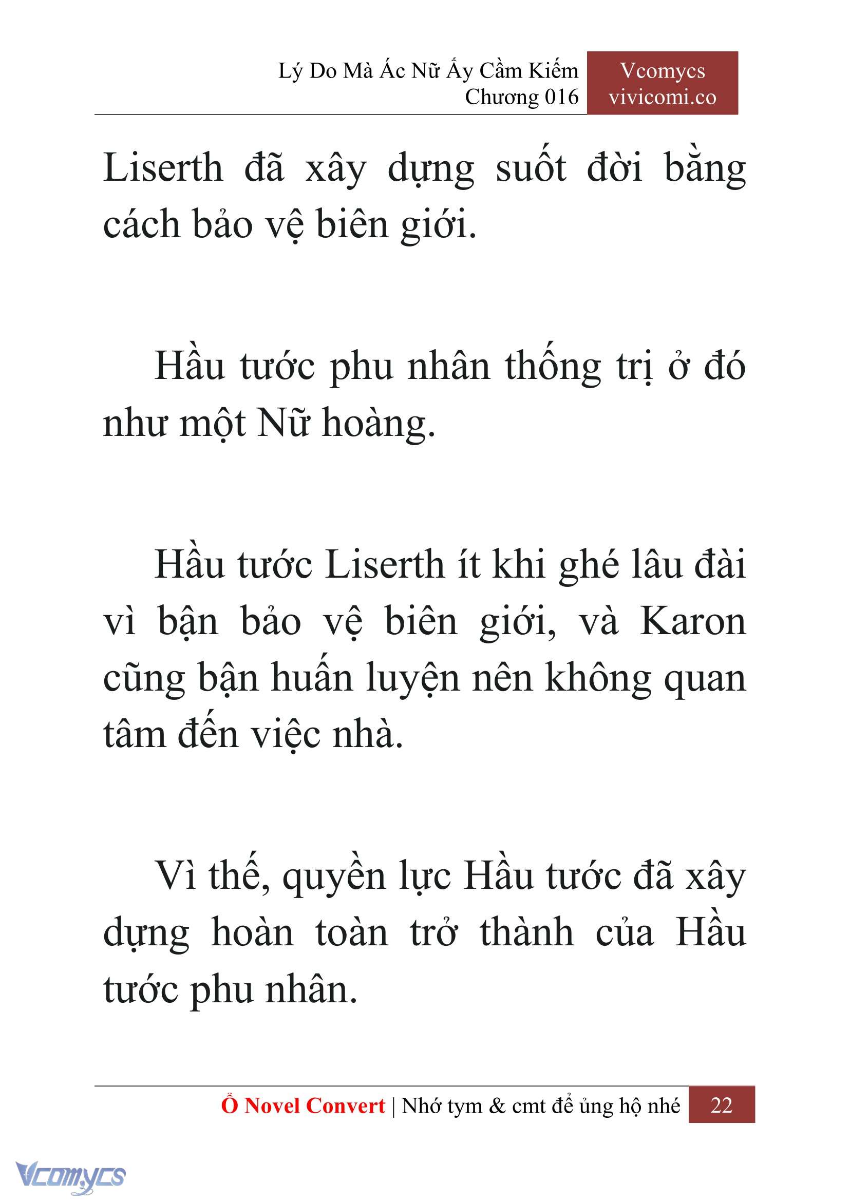 [Novel] Lý Do Mà Ác Nữ Ấy Cầm Kiếm Chap 16 - Trang 2
