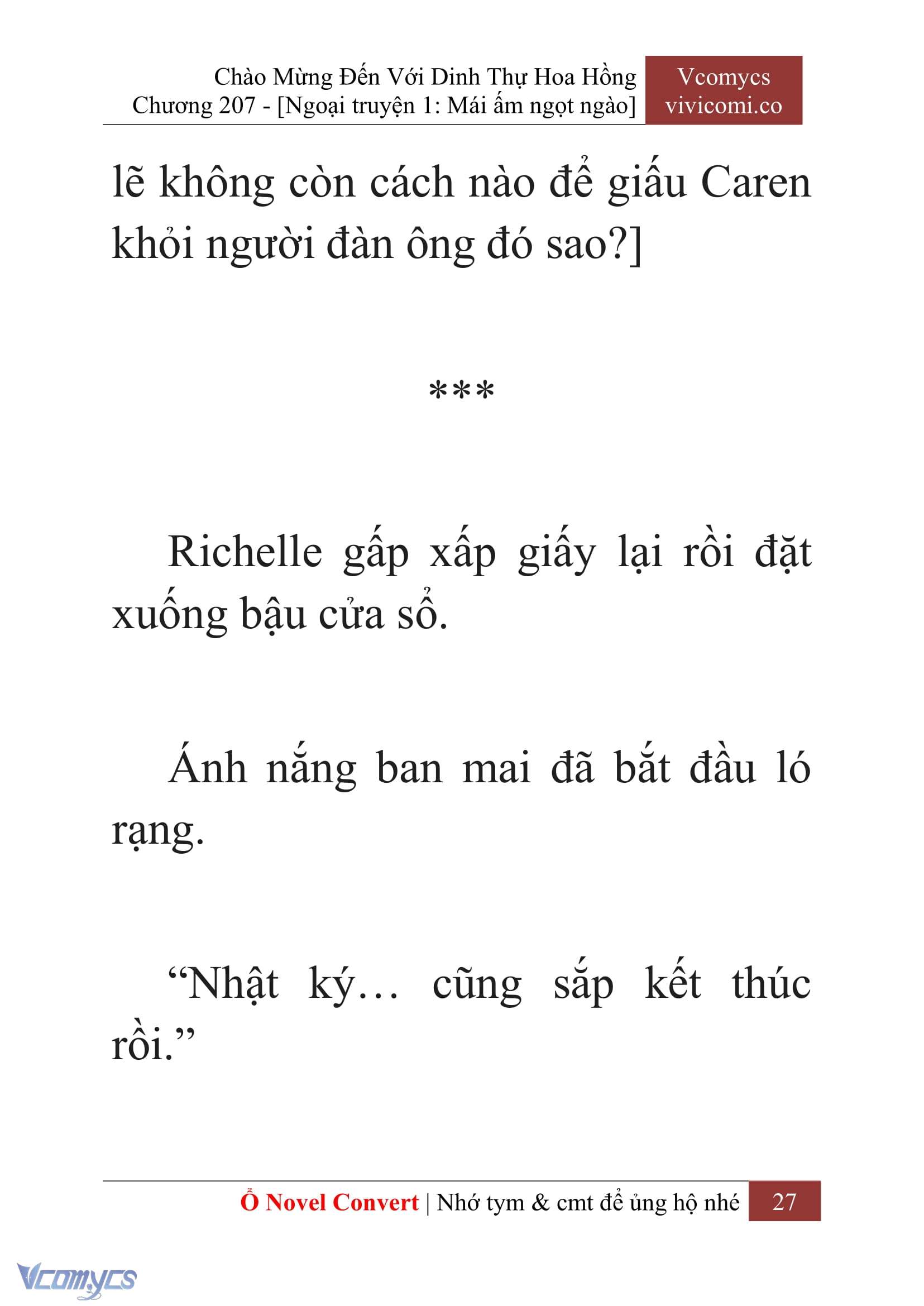 [Novel] Chào Mừng Đến Với Dinh Thự Hoa Hồng Chap 207 - Trang 2