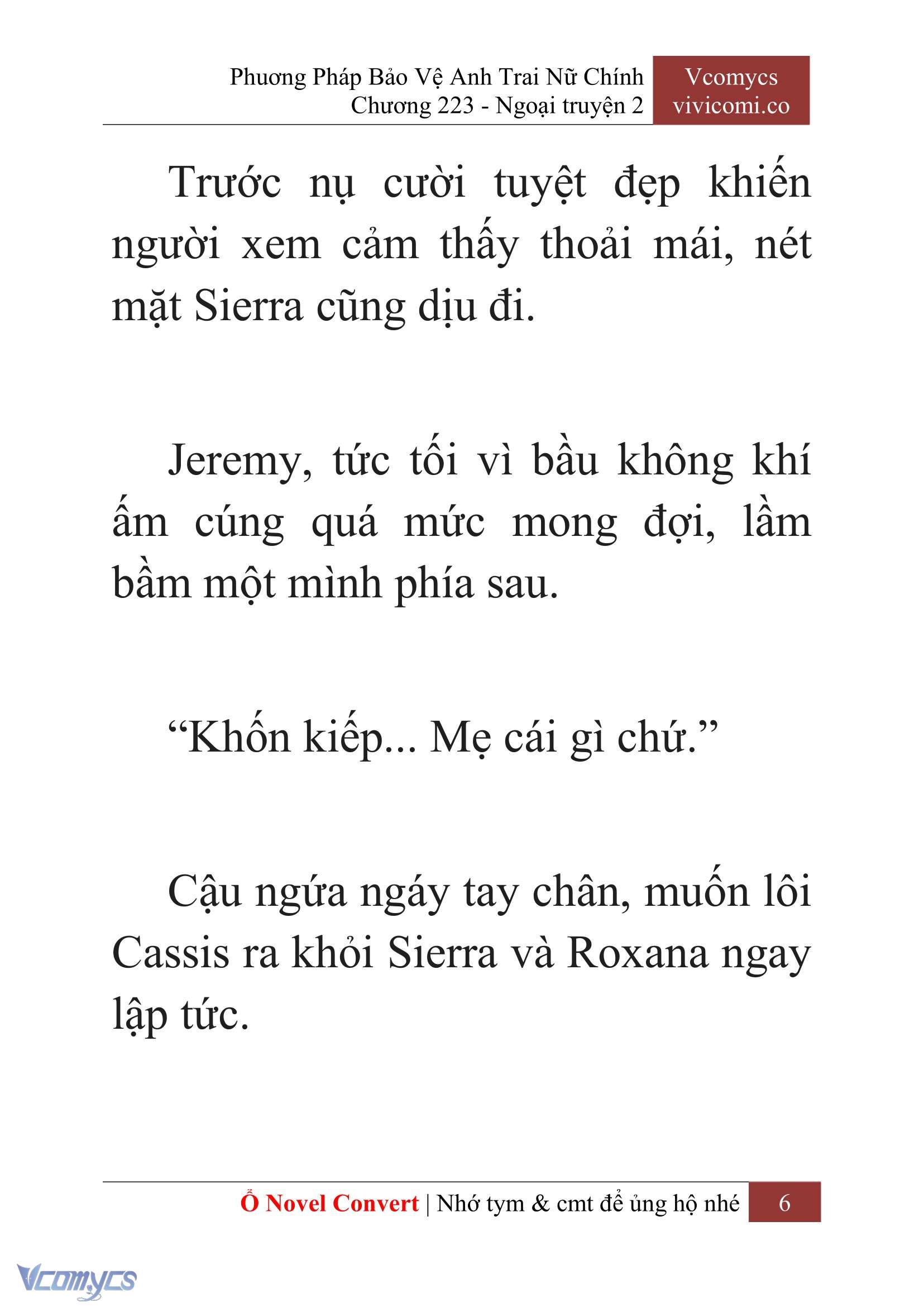 [Novel] Phương Pháp Bảo Vệ Anh Trai Nữ Chính Chap 223 - Trang 2