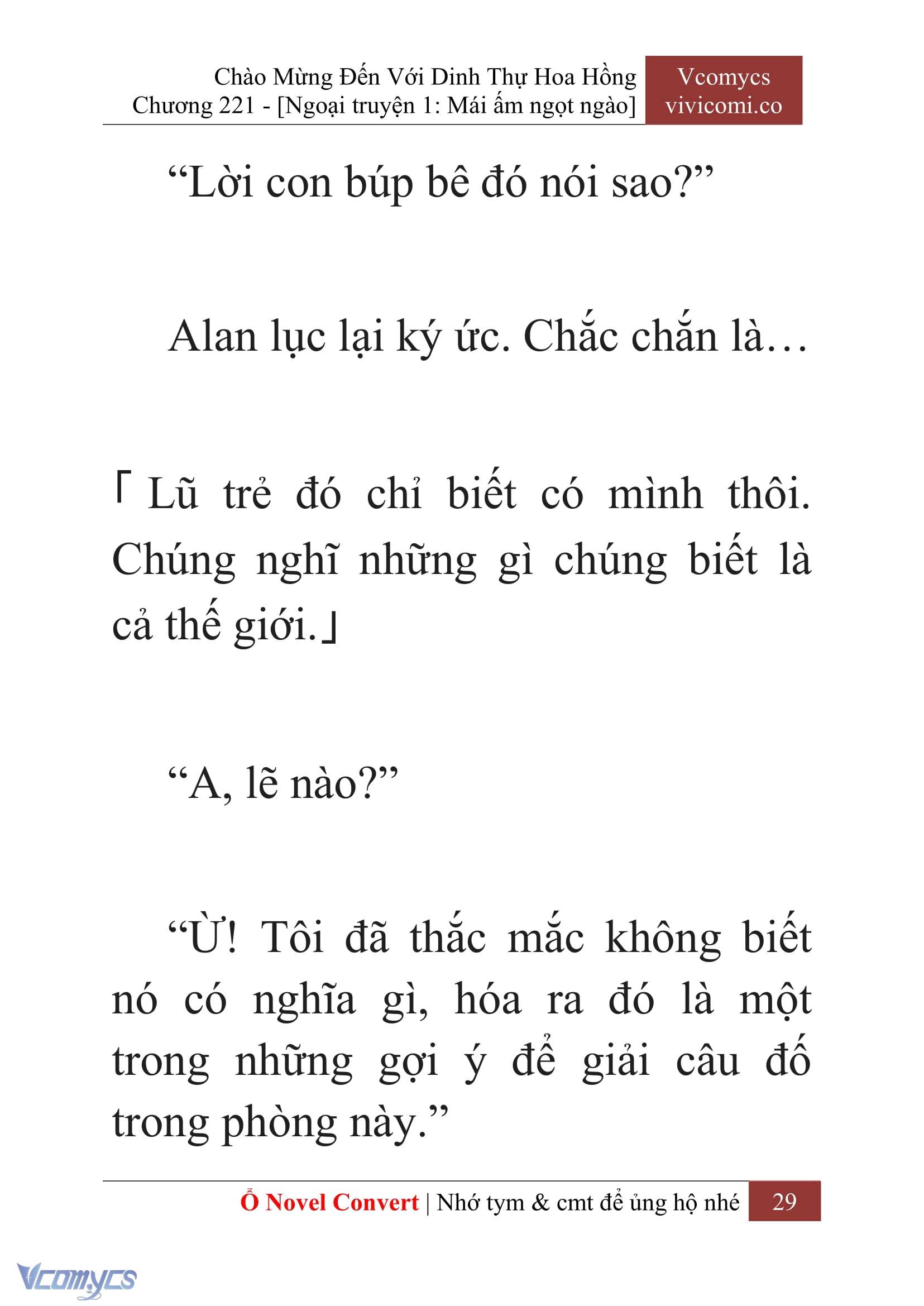 [Novel] Chào Mừng Đến Với Dinh Thự Hoa Hồng Chap 221 - Trang 2