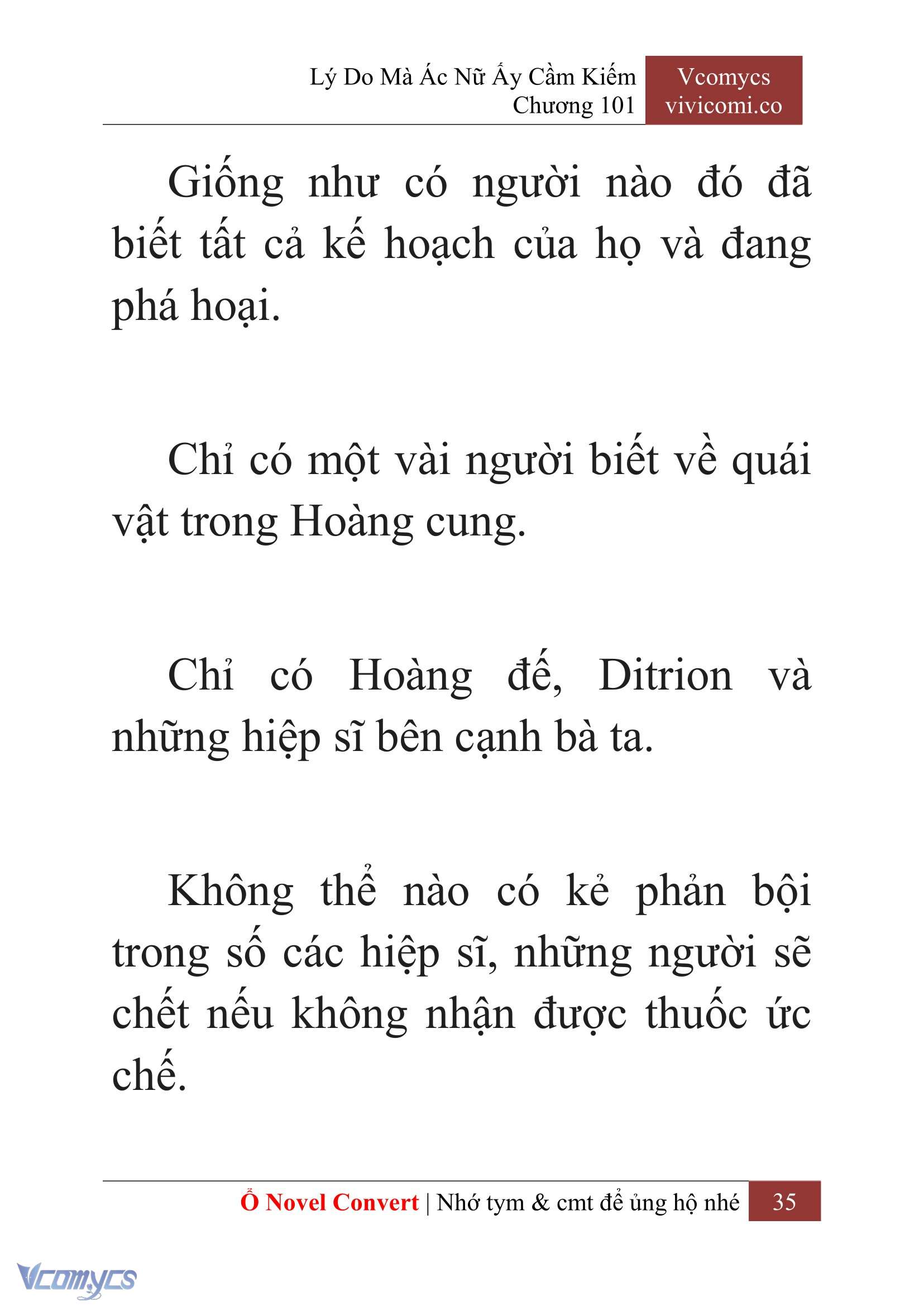 [Novel] Lý Do Mà Ác Nữ Ấy Cầm Kiếm Chap 101 - Trang 2