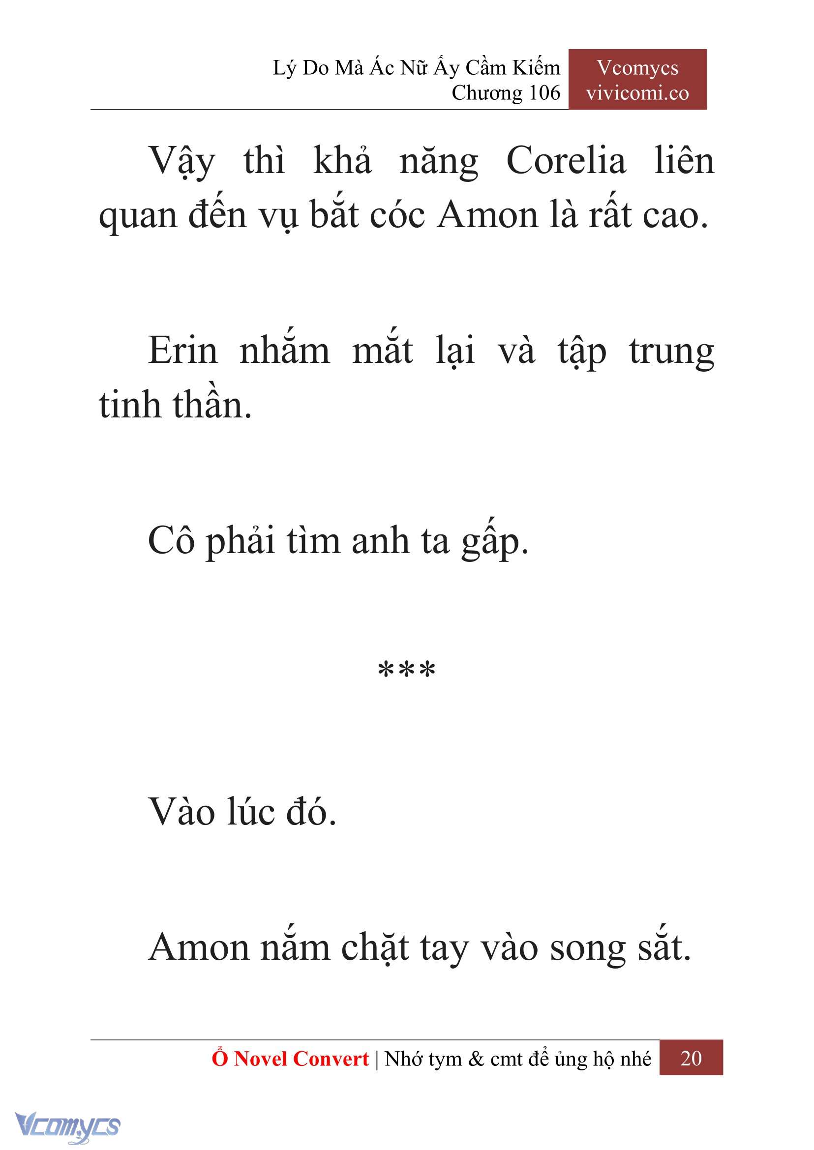 [Novel] Lý Do Mà Ác Nữ Ấy Cầm Kiếm Chap 106 - Trang 2