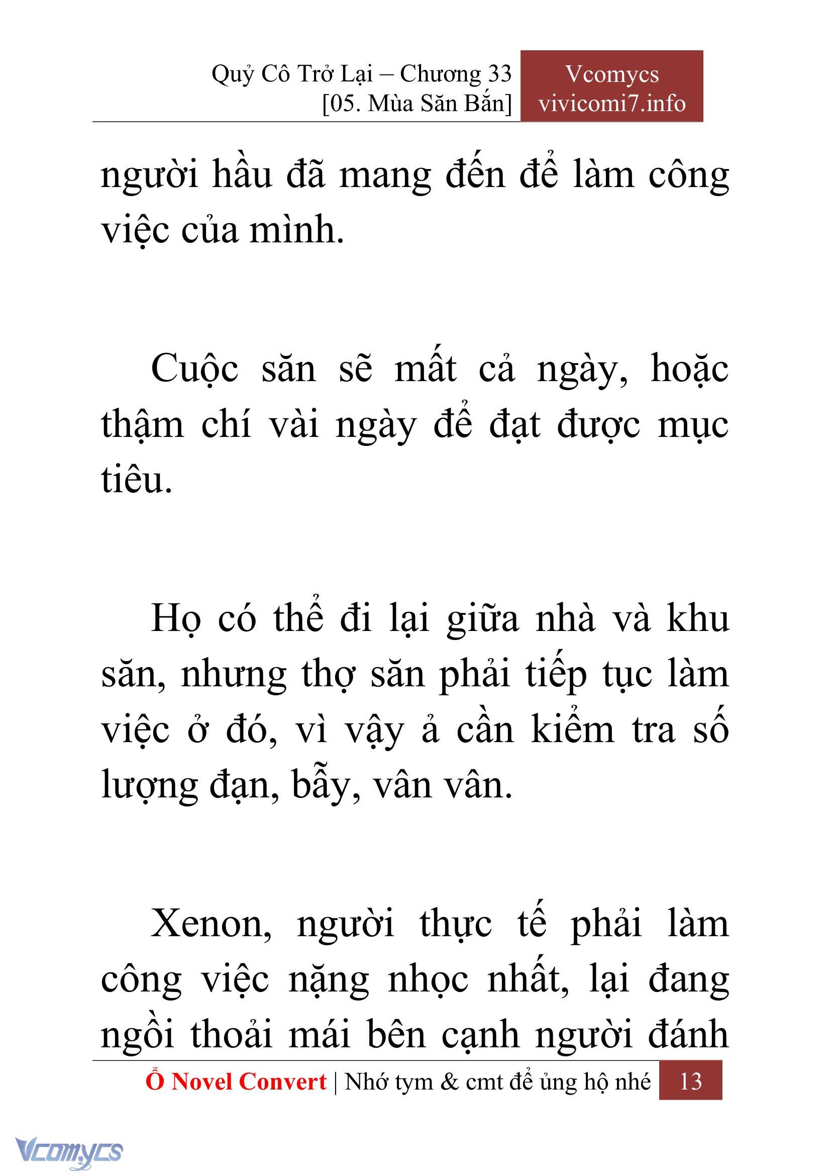 [Novel] Quý Cô Trở Lại Chap 33 - Trang 2