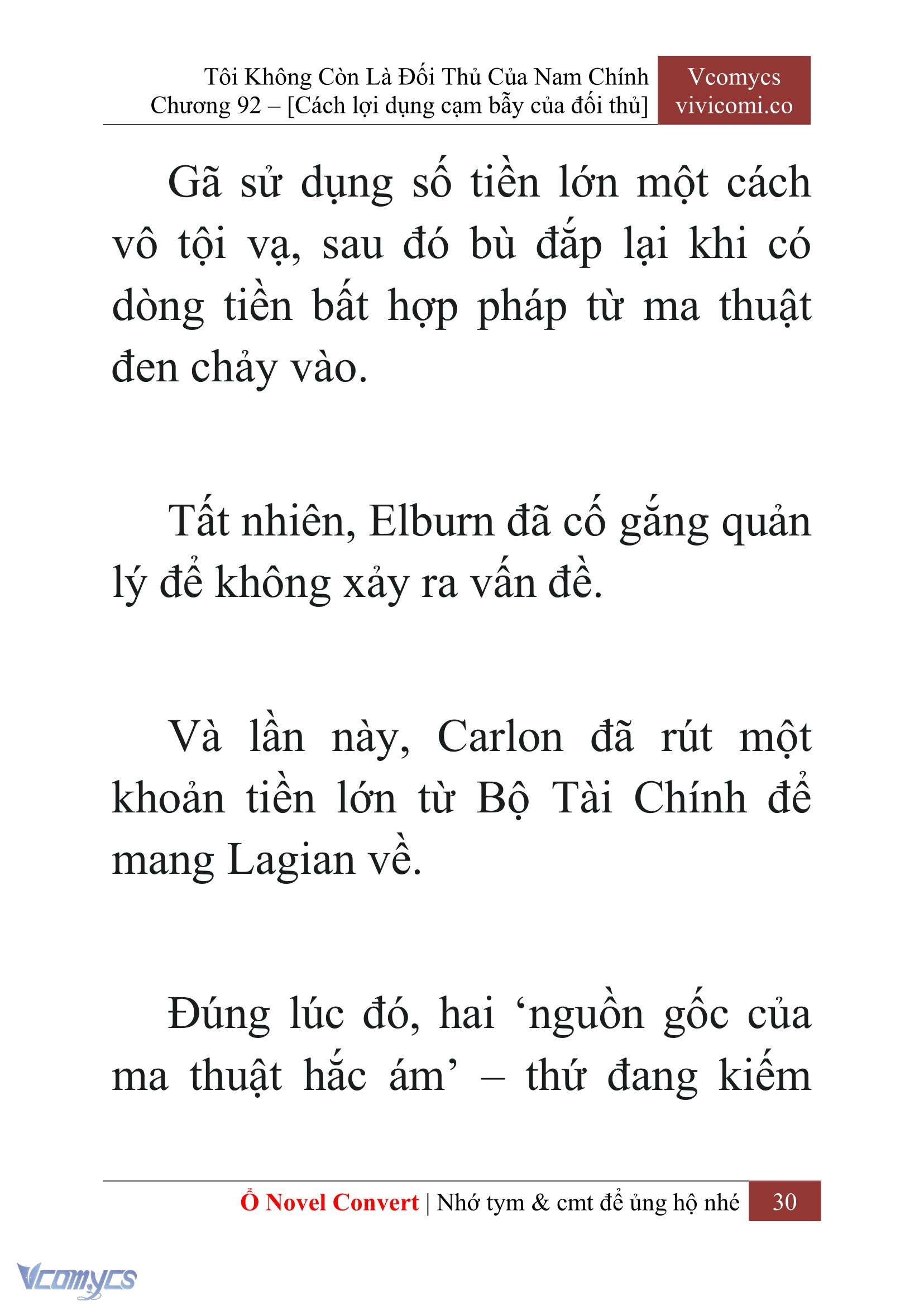 [Novel] Tôi Không Còn Là Đối Thủ Của Nam Chính Chap 92 - Trang 2