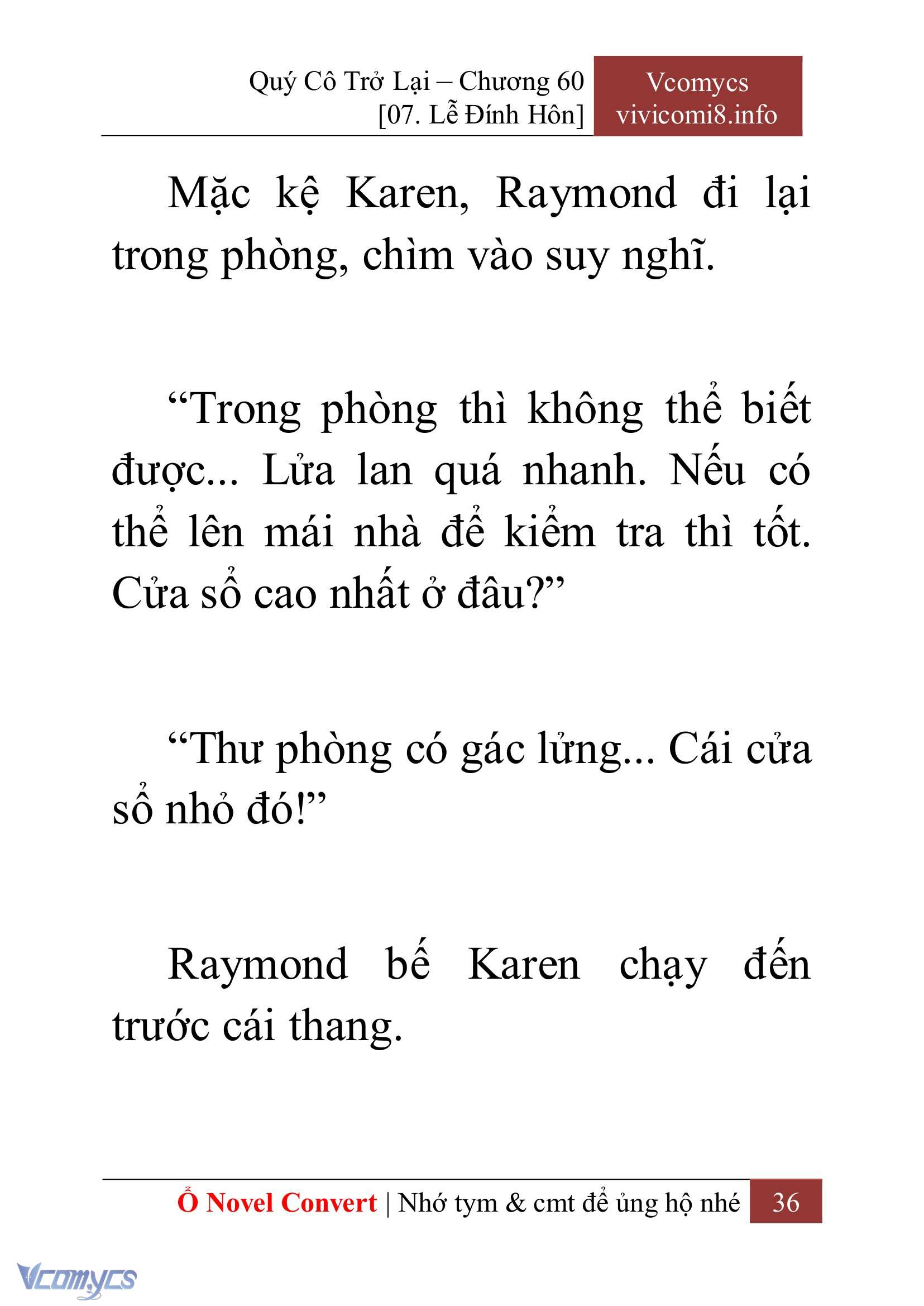 [Novel] Quý Cô Trở Lại Chap 60 - Trang 2