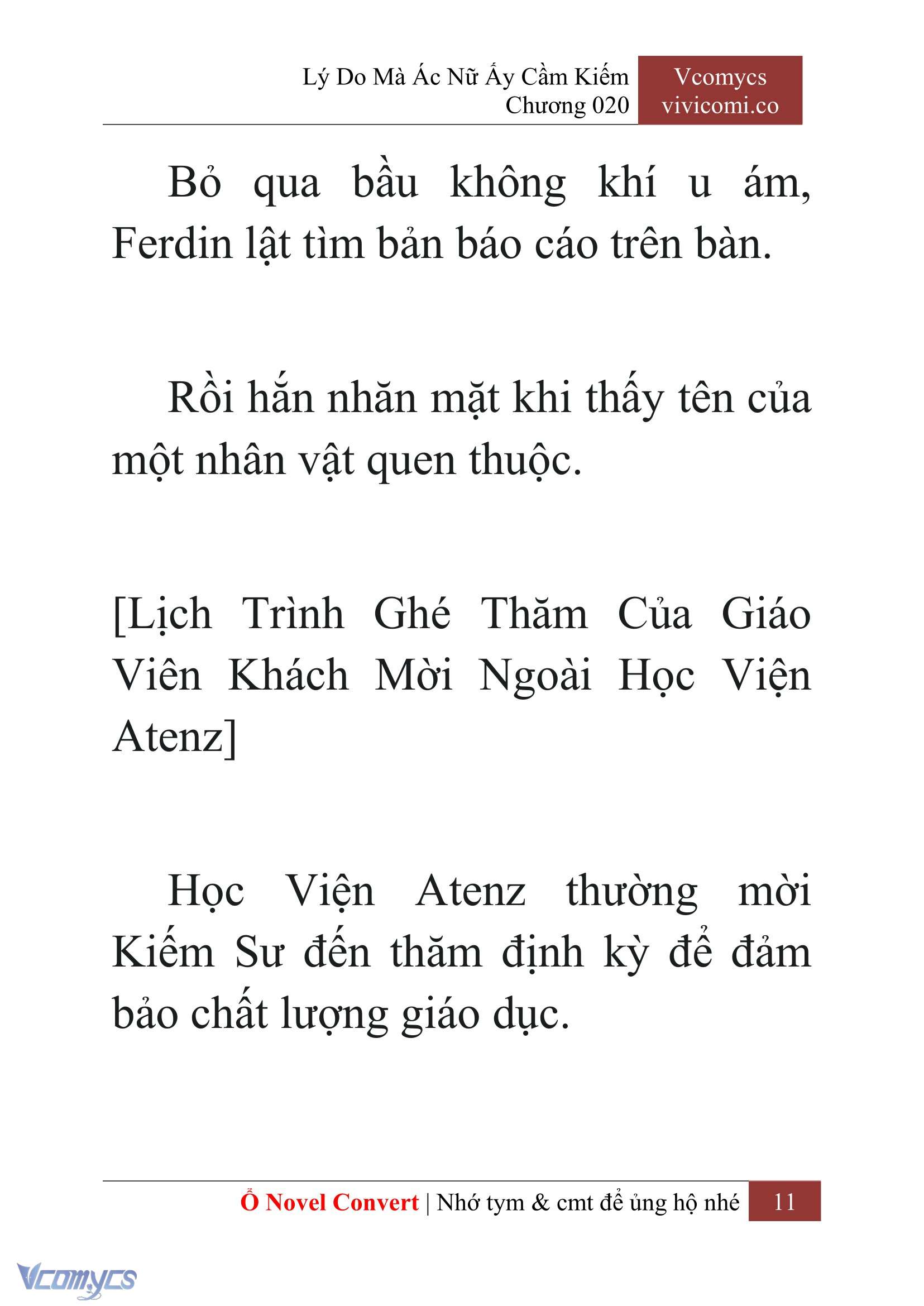 [Novel] Lý Do Mà Ác Nữ Ấy Cầm Kiếm Chap 20 - Trang 2