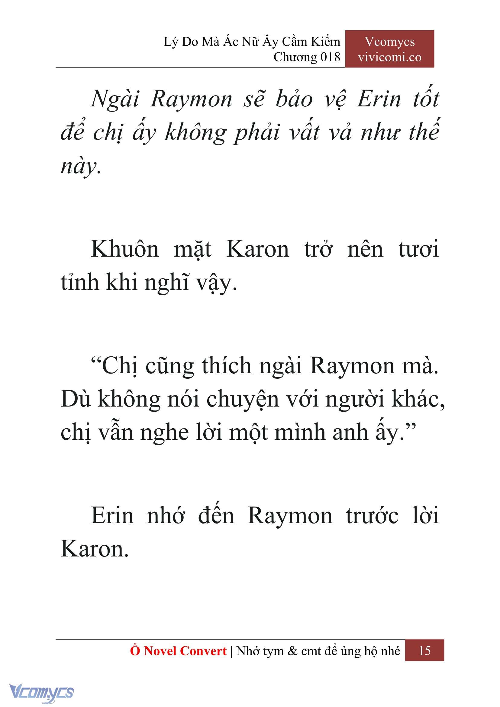 [Novel] Lý Do Mà Ác Nữ Ấy Cầm Kiếm Chap 18 - Trang 2