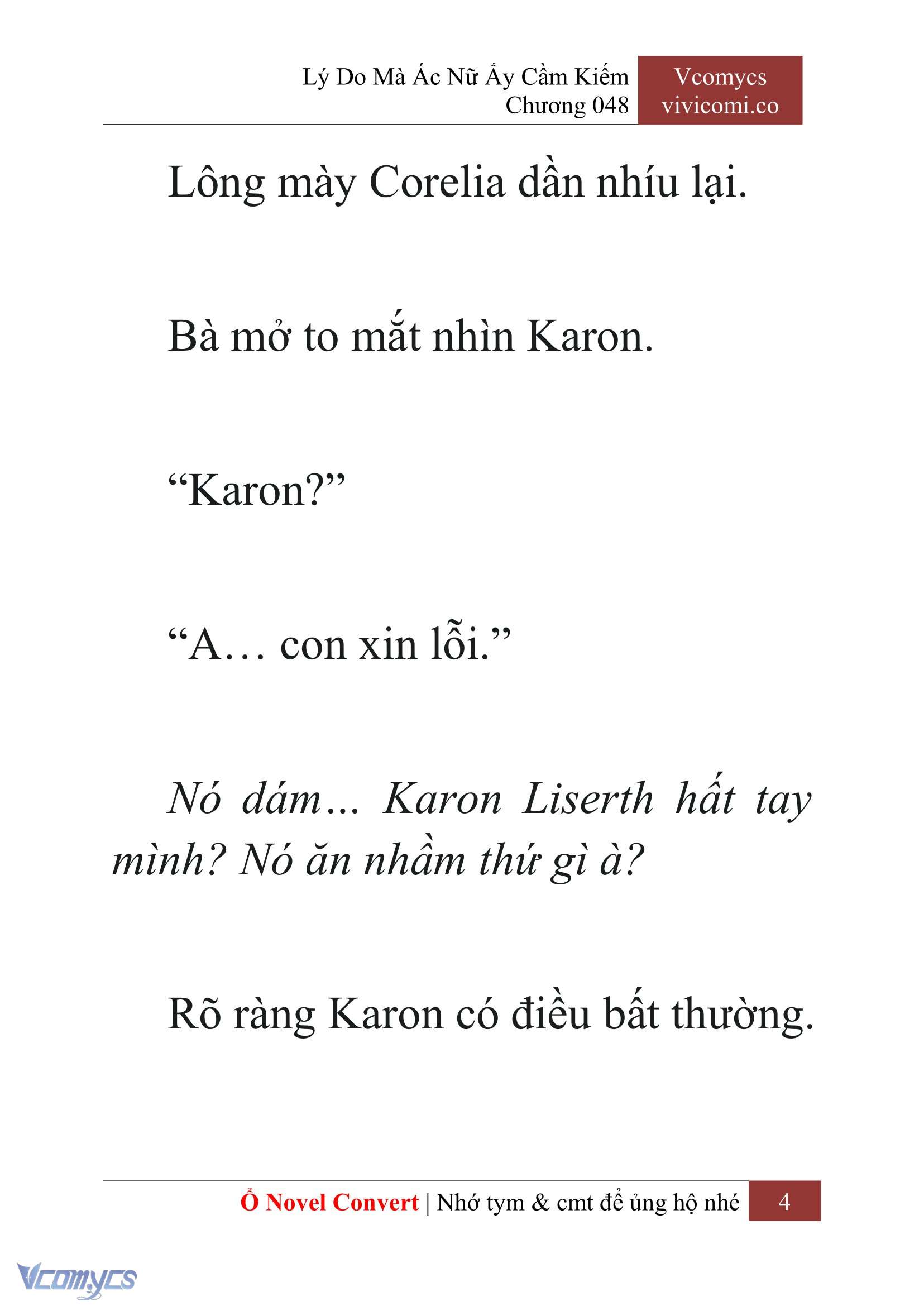 [Novel] Lý Do Mà Ác Nữ Ấy Cầm Kiếm Chap 48 - Trang 2