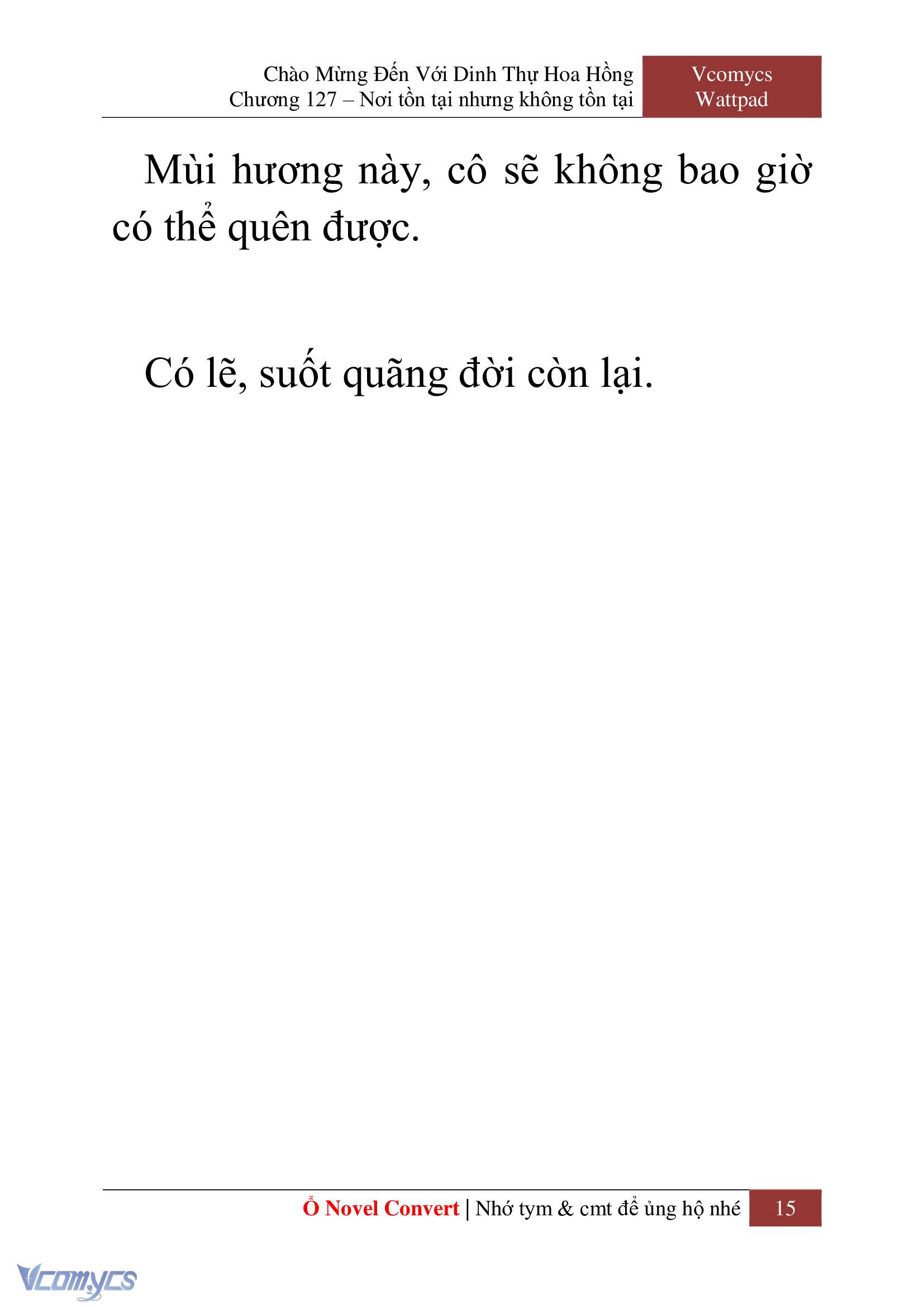 [Novel] Chào Mừng Đến Với Dinh Thự Hoa Hồng Chap 127 - Trang 2