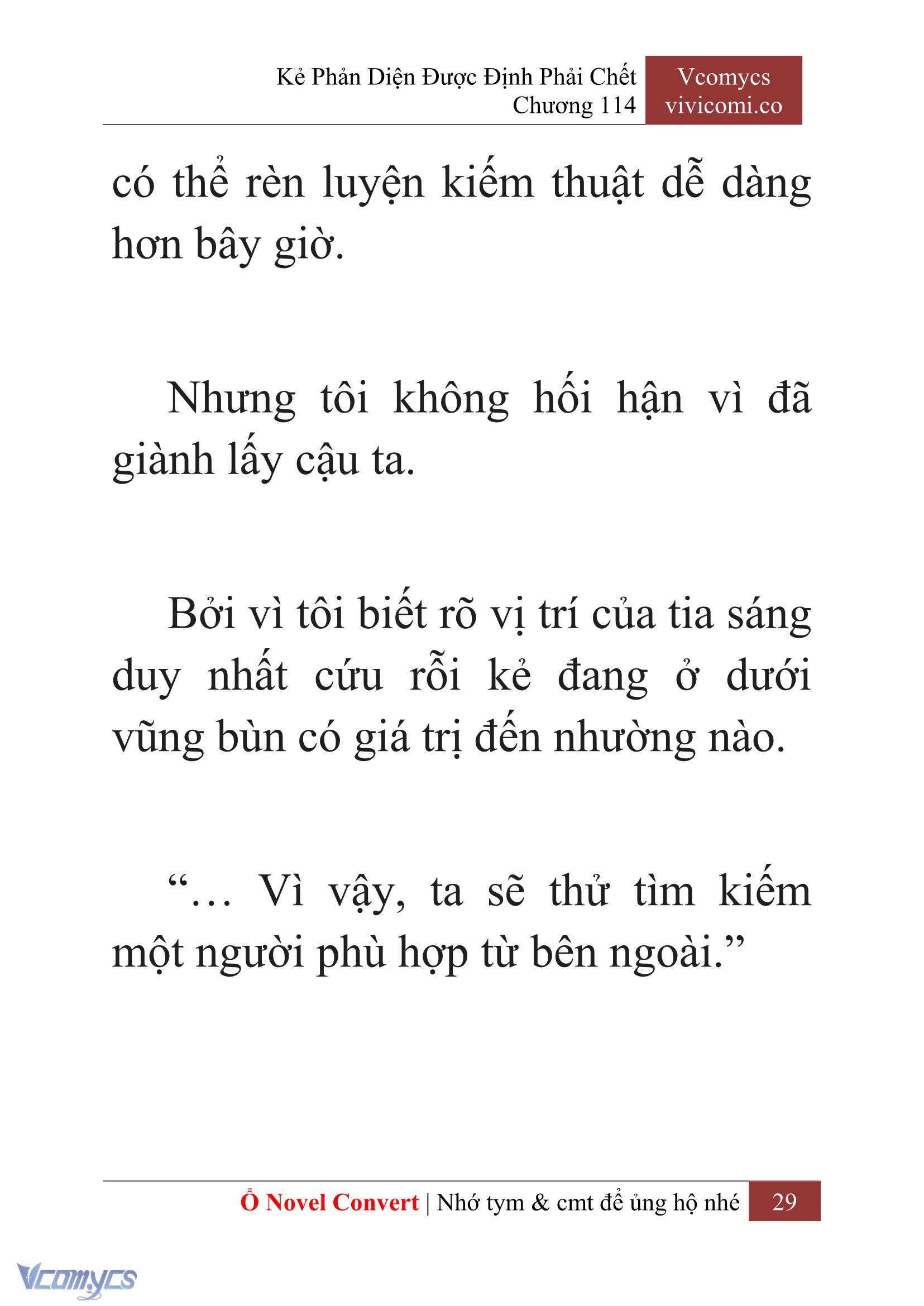 [Novel] Kẻ Phản Diện Được Định Phải Chết Chap 114 - Next Chap 115