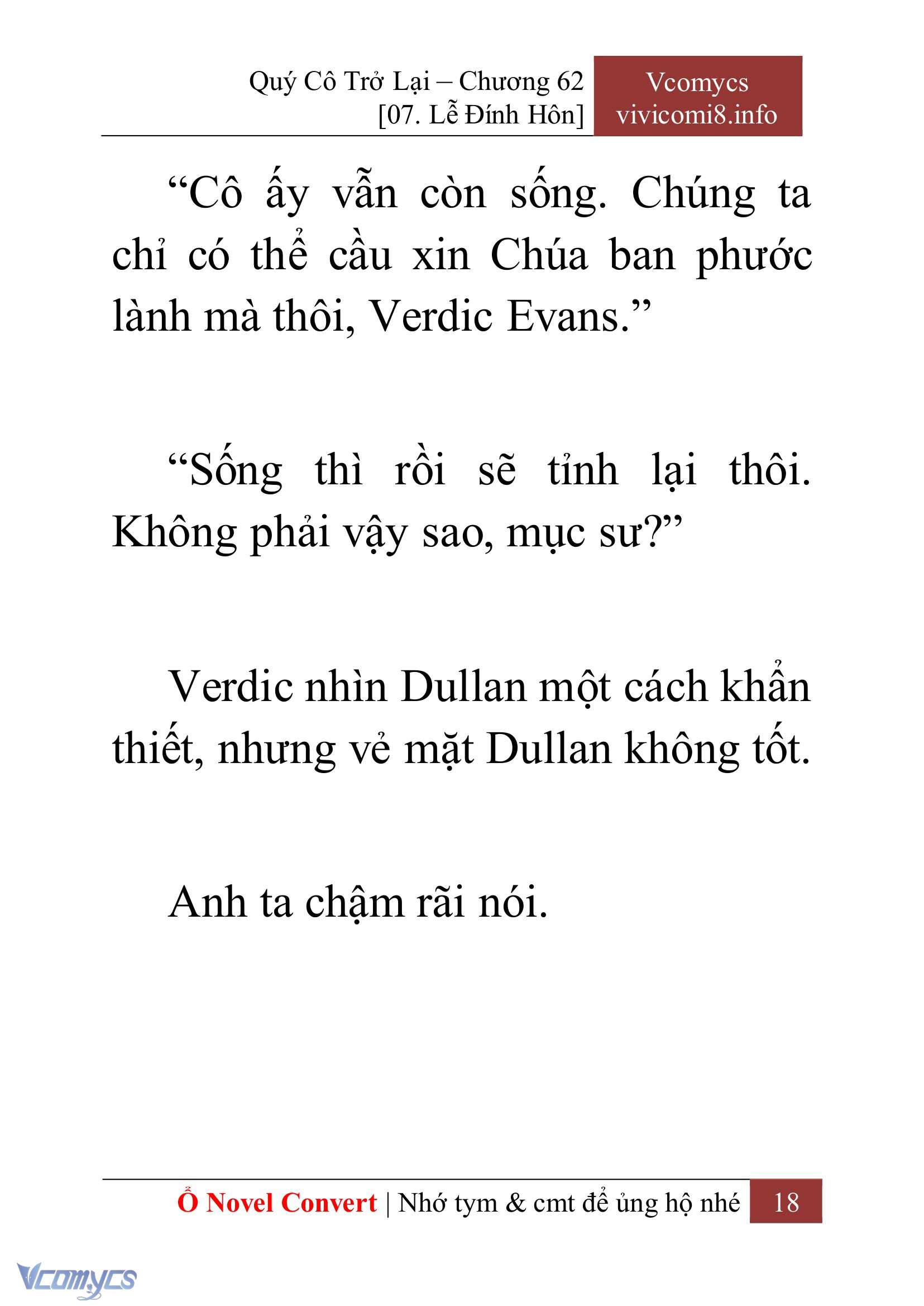 [Novel] Quý Cô Trở Lại Chap 62 - Trang 2