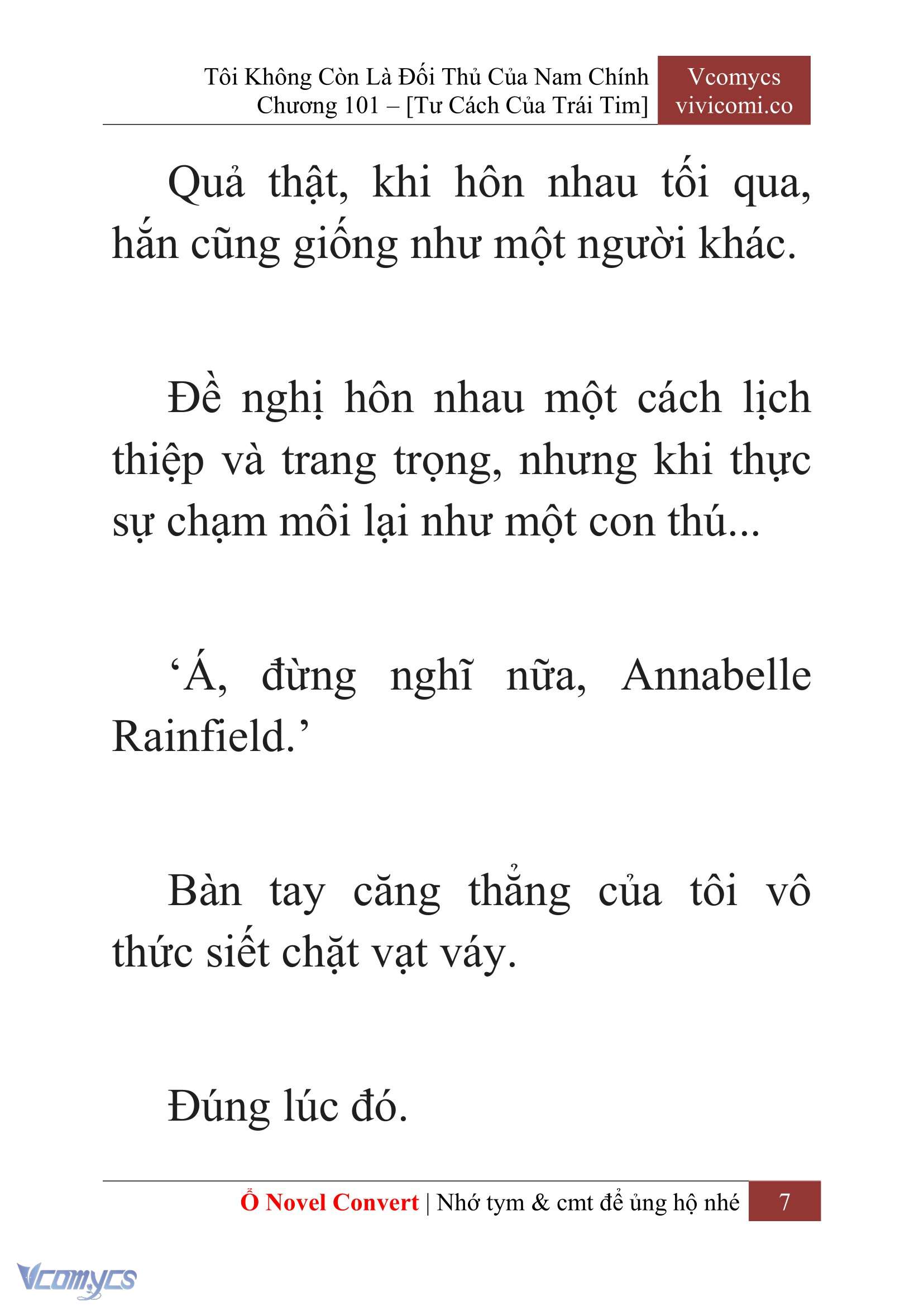 [Novel] Tôi Không Còn Là Đối Thủ Của Nam Chính Chap 101 - Trang 2