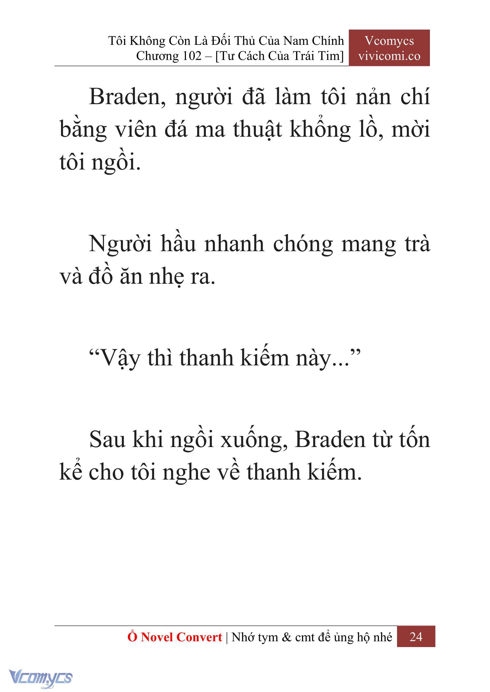 [Novel] Tôi Không Còn Là Đối Thủ Của Nam Chính Chap 102 - Trang 2
