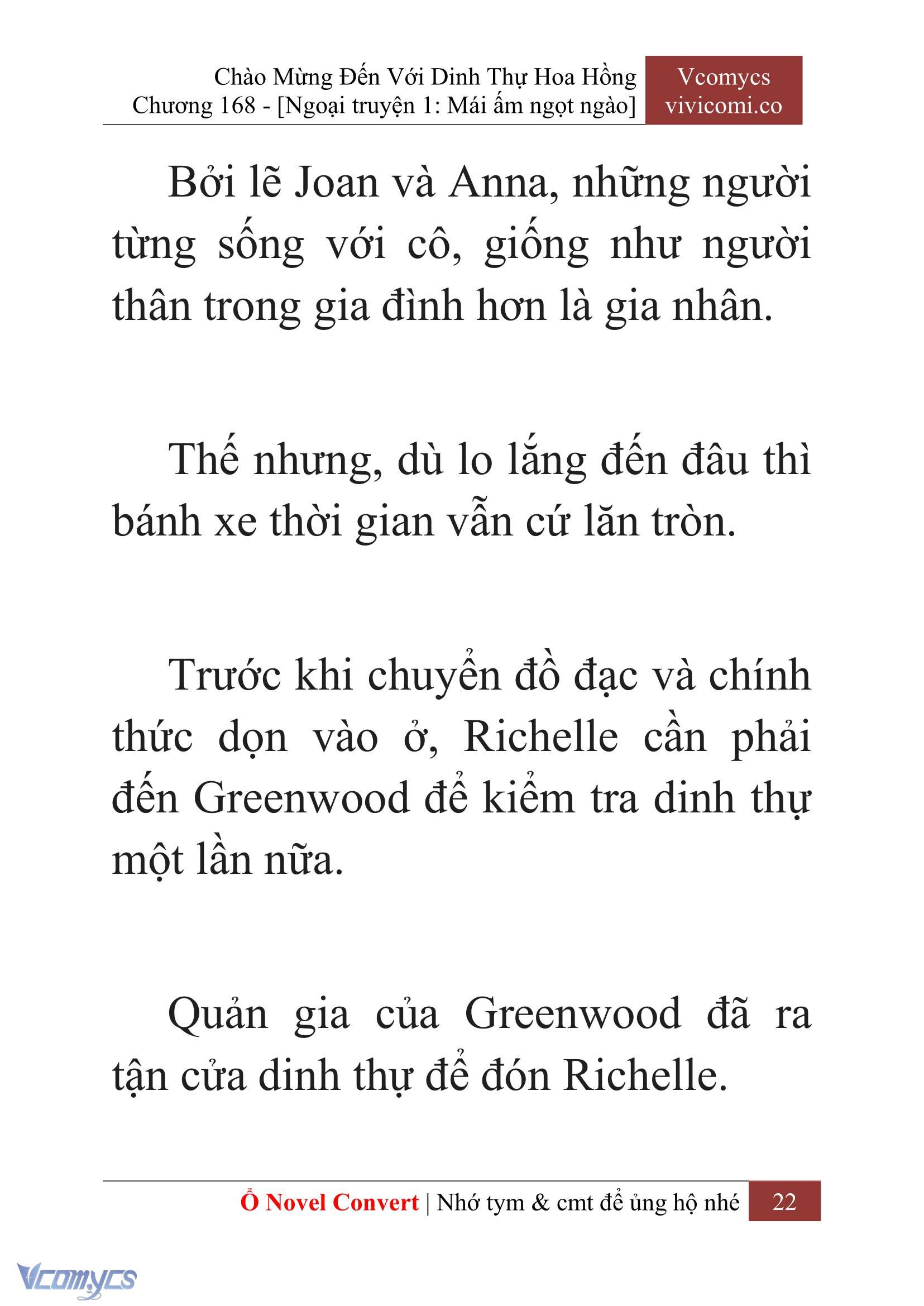 [Novel] Chào Mừng Đến Với Dinh Thự Hoa Hồng Chap 168 - Trang 2