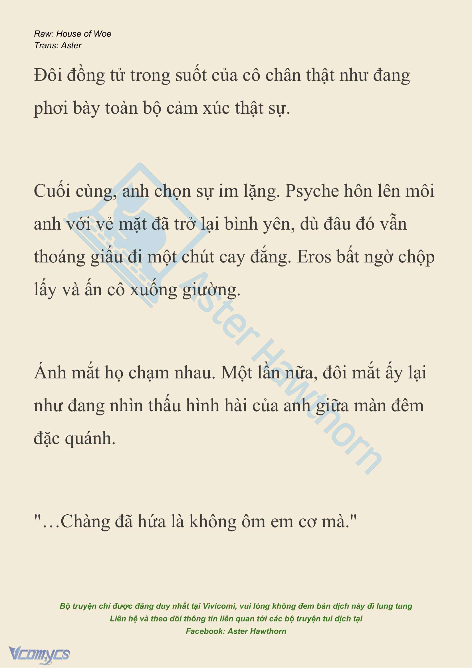 [NOVEL] Dành Cho Các Nữ Thần: Dành cho Psyche Chap 27 - Trang 2