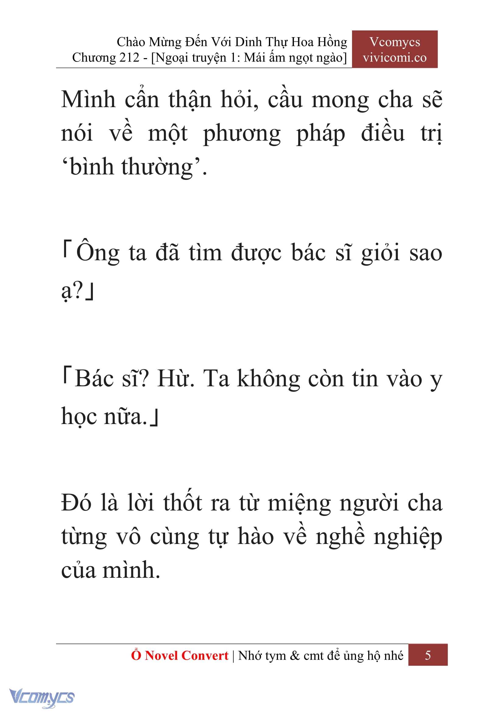 [Novel] Chào Mừng Đến Với Dinh Thự Hoa Hồng Chap 212 - Trang 2