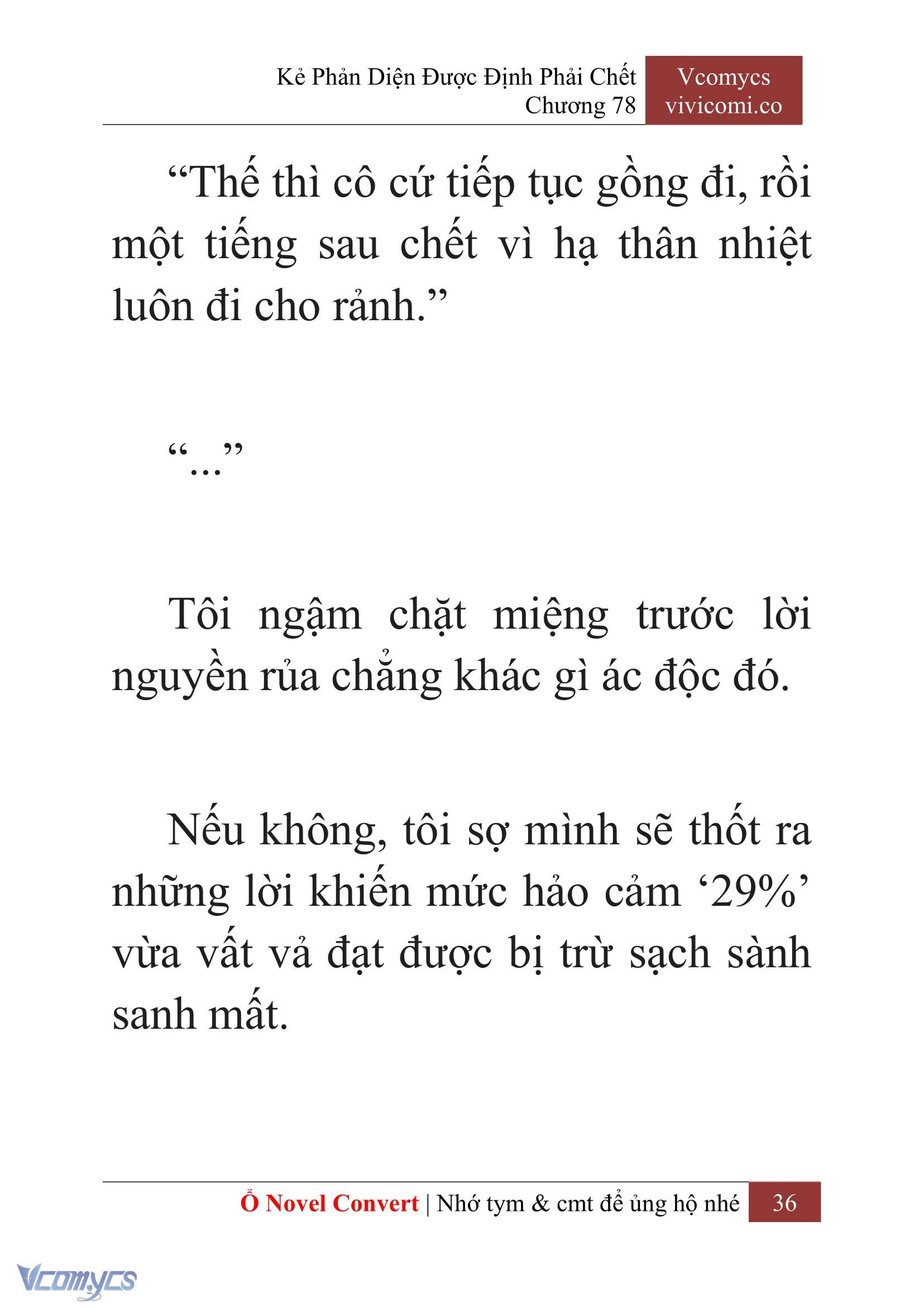 [Novel] Kẻ Phản Diện Được Định Phải Chết Chap 78 - Trang 2