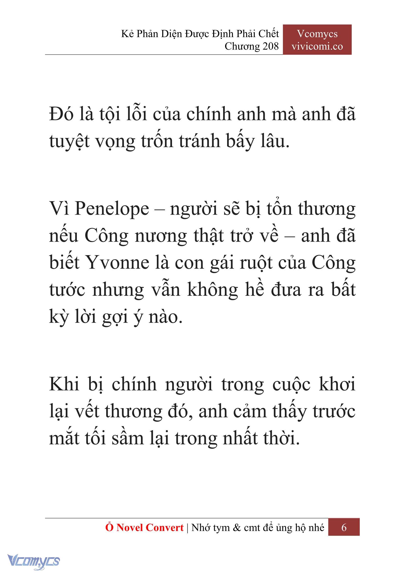 [Novel] Kẻ Phản Diện Được Định Phải Chết Chap 208 - Trang 2