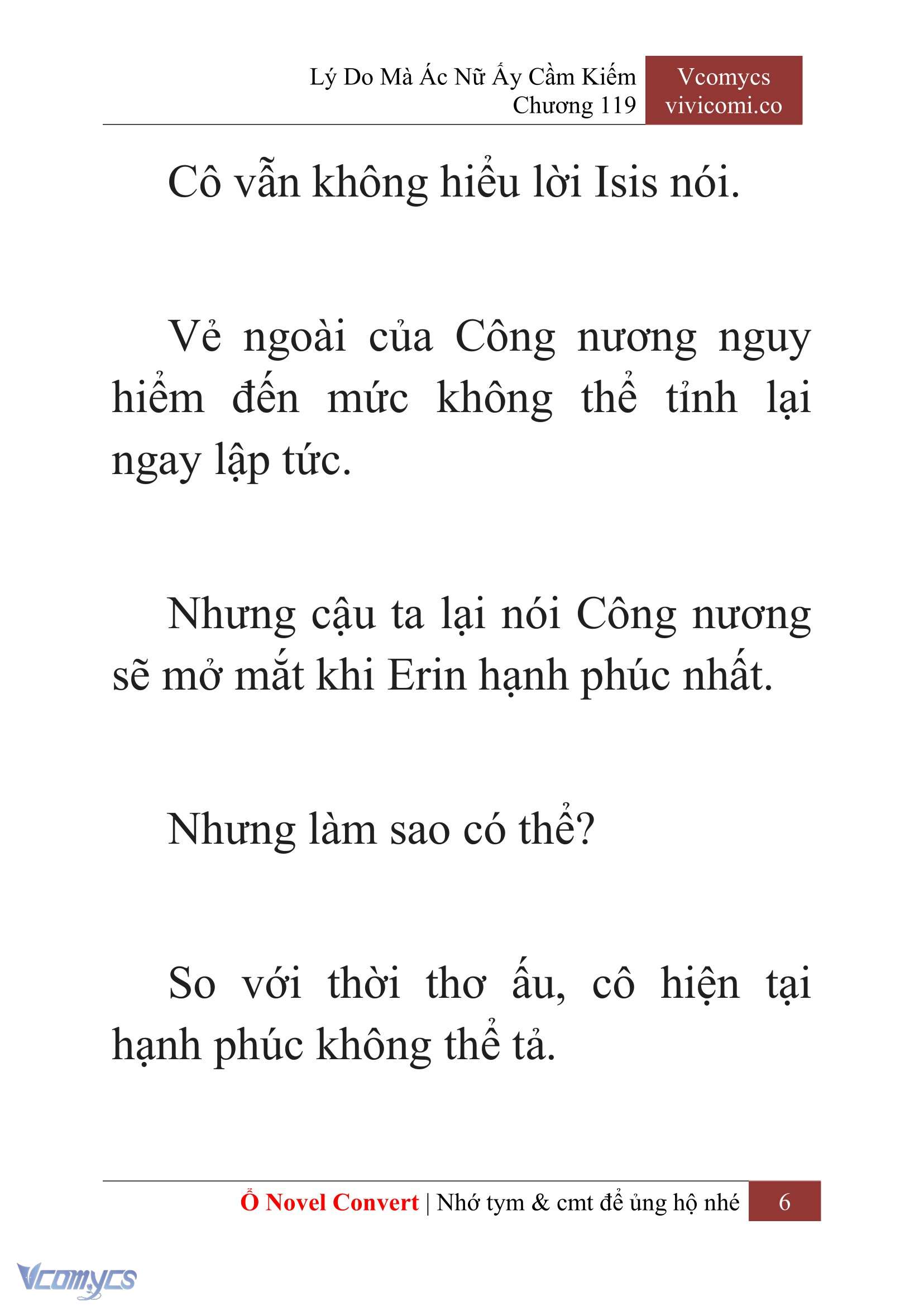 [Novel] Lý Do Mà Ác Nữ Ấy Cầm Kiếm Chap 119 - Trang 2