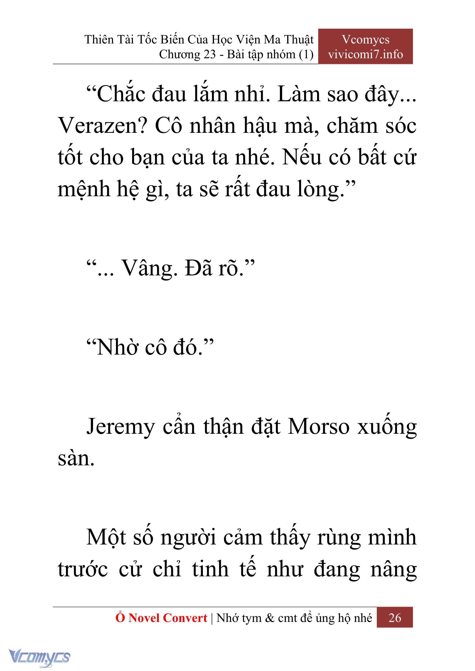 [Novel] Thiên Tài Tốc Biến Của Học Viện Ma Thuật Chap 23 - Trang 2