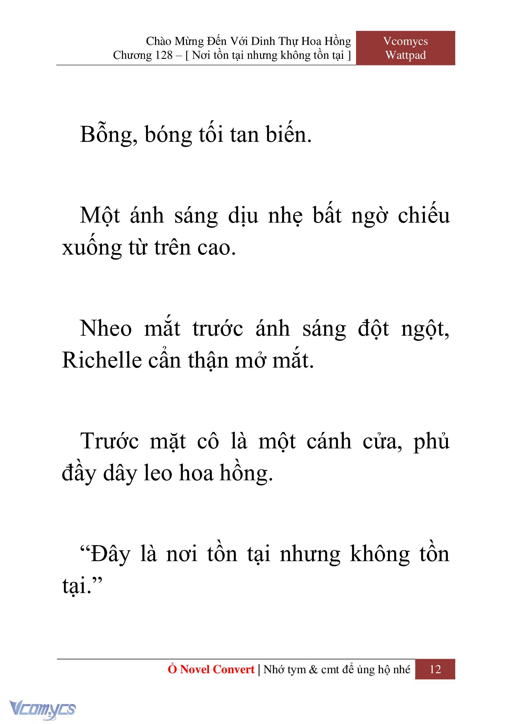 [Novel] Chào Mừng Đến Với Dinh Thự Hoa Hồng Chap 128 - Trang 2
