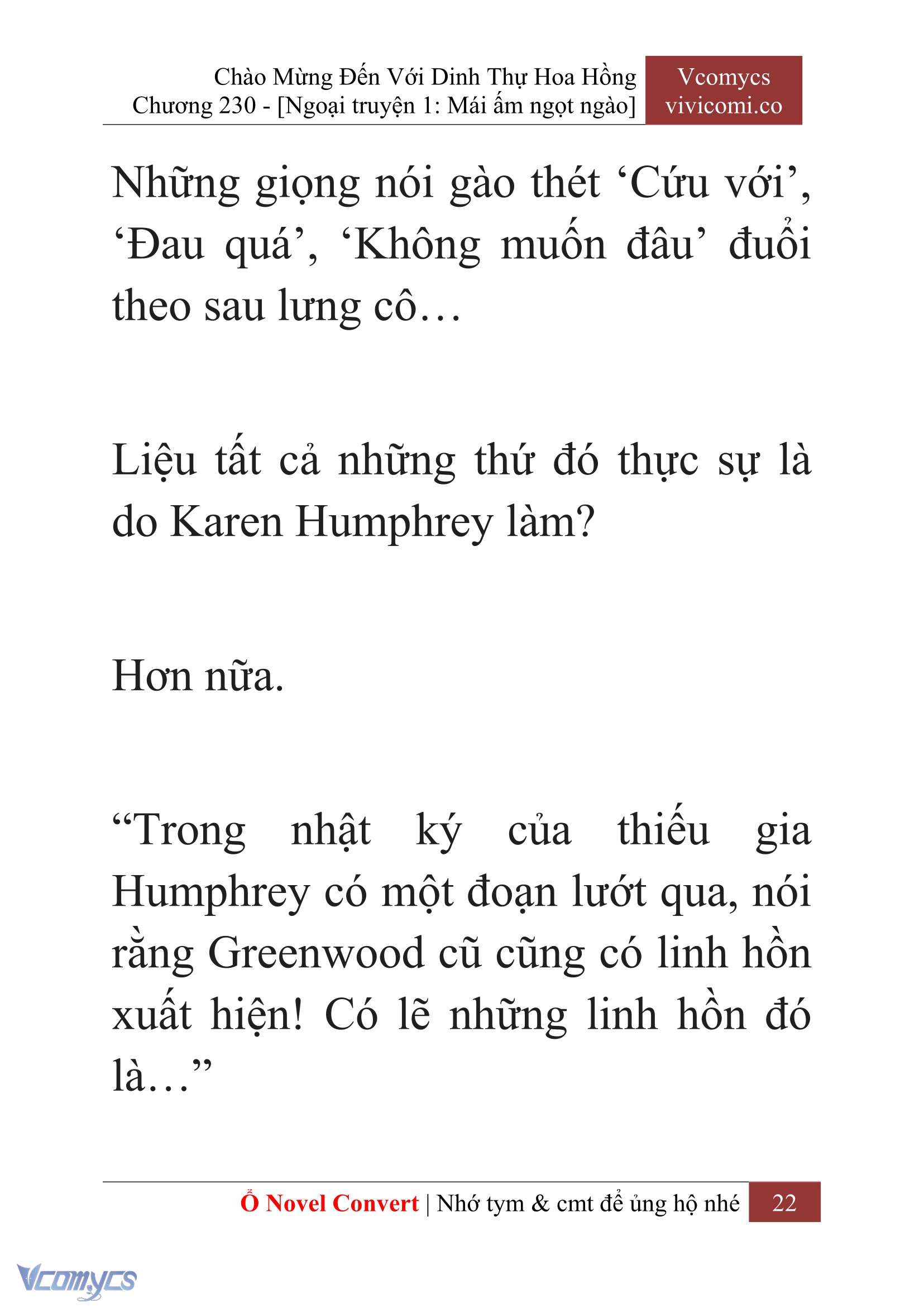 [Novel] Chào Mừng Đến Với Dinh Thự Hoa Hồng Chap 230 - Trang 2