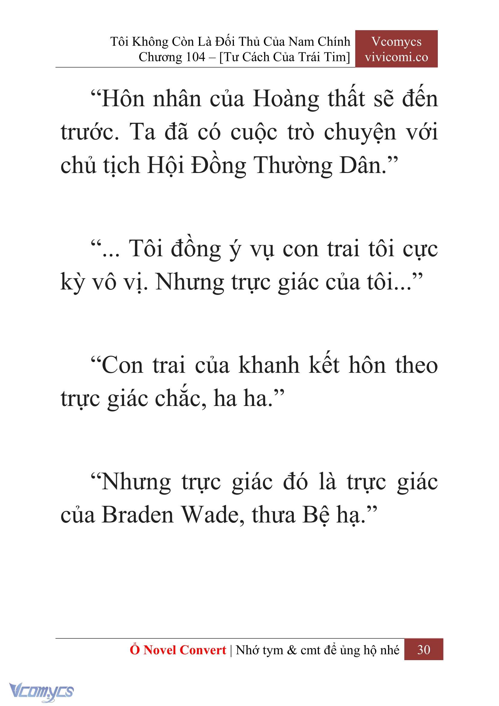 [Novel] Tôi Không Còn Là Đối Thủ Của Nam Chính Chap 104 - Trang 2