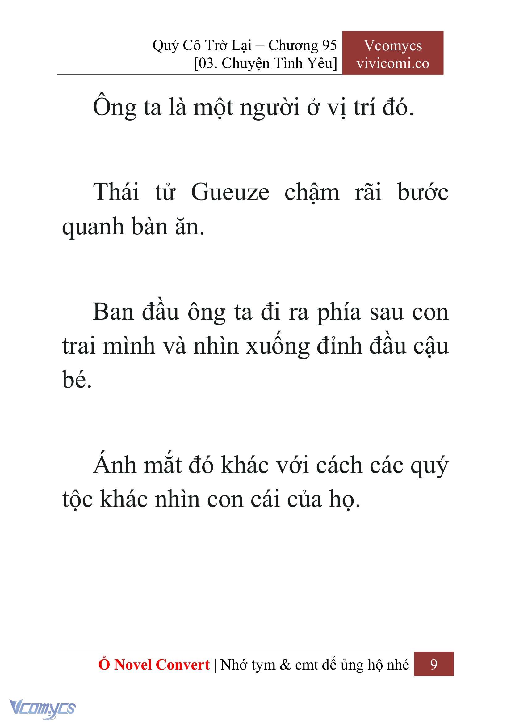 [Novel] Quý Cô Trở Lại Chap 95 - Trang 2