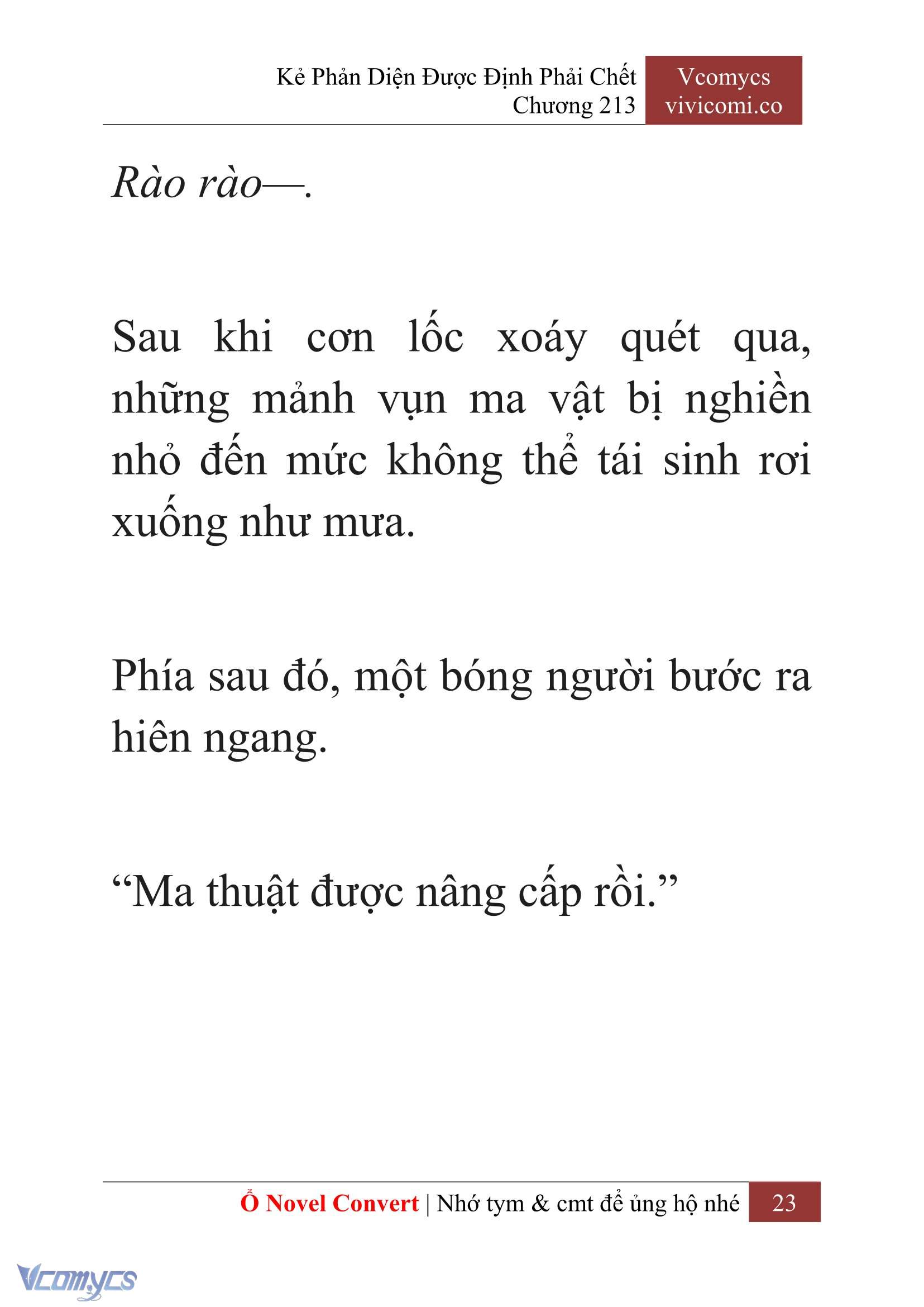 [Novel] Kẻ Phản Diện Được Định Phải Chết Chap 213 - Trang 2