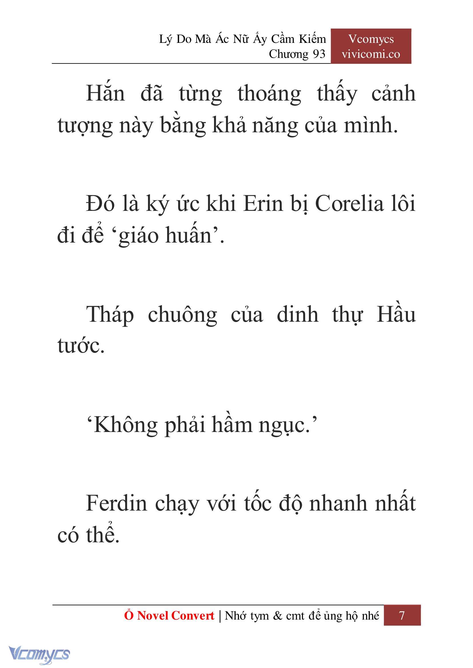 [Novel] Lý Do Mà Ác Nữ Ấy Cầm Kiếm Chap 93 - Trang 2
