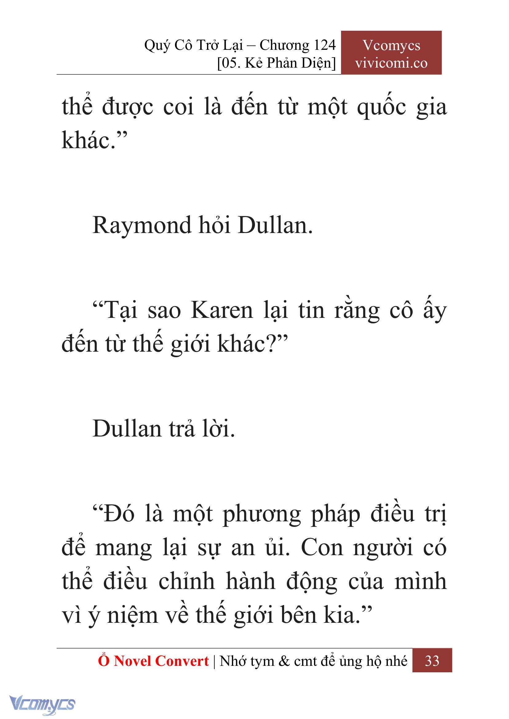 [Novel] Quý Cô Trở Lại Chap 124 - Next Chap 125