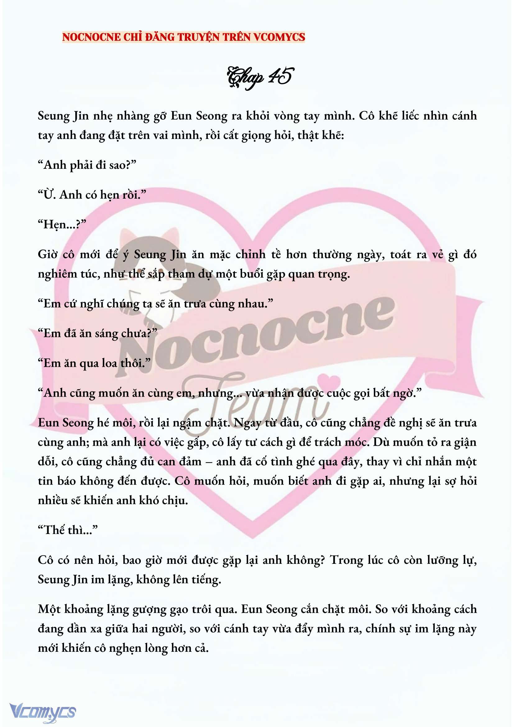 [FULL] [NOVEL] CHÚNG TA KẾT THÚC VÀO MÙA THU Chap 45 - Trang 2