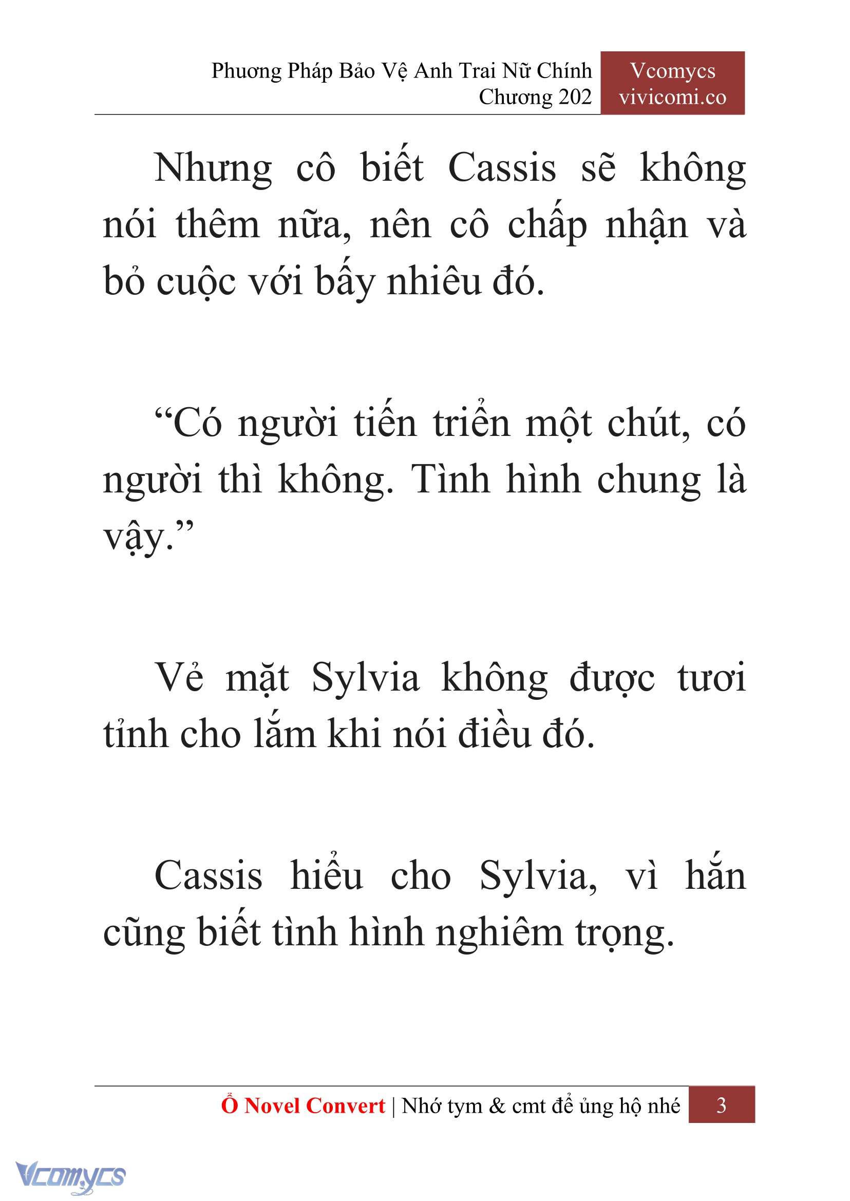 [Novel] Phương Pháp Bảo Vệ Anh Trai Nữ Chính Chap 202 - Trang 2