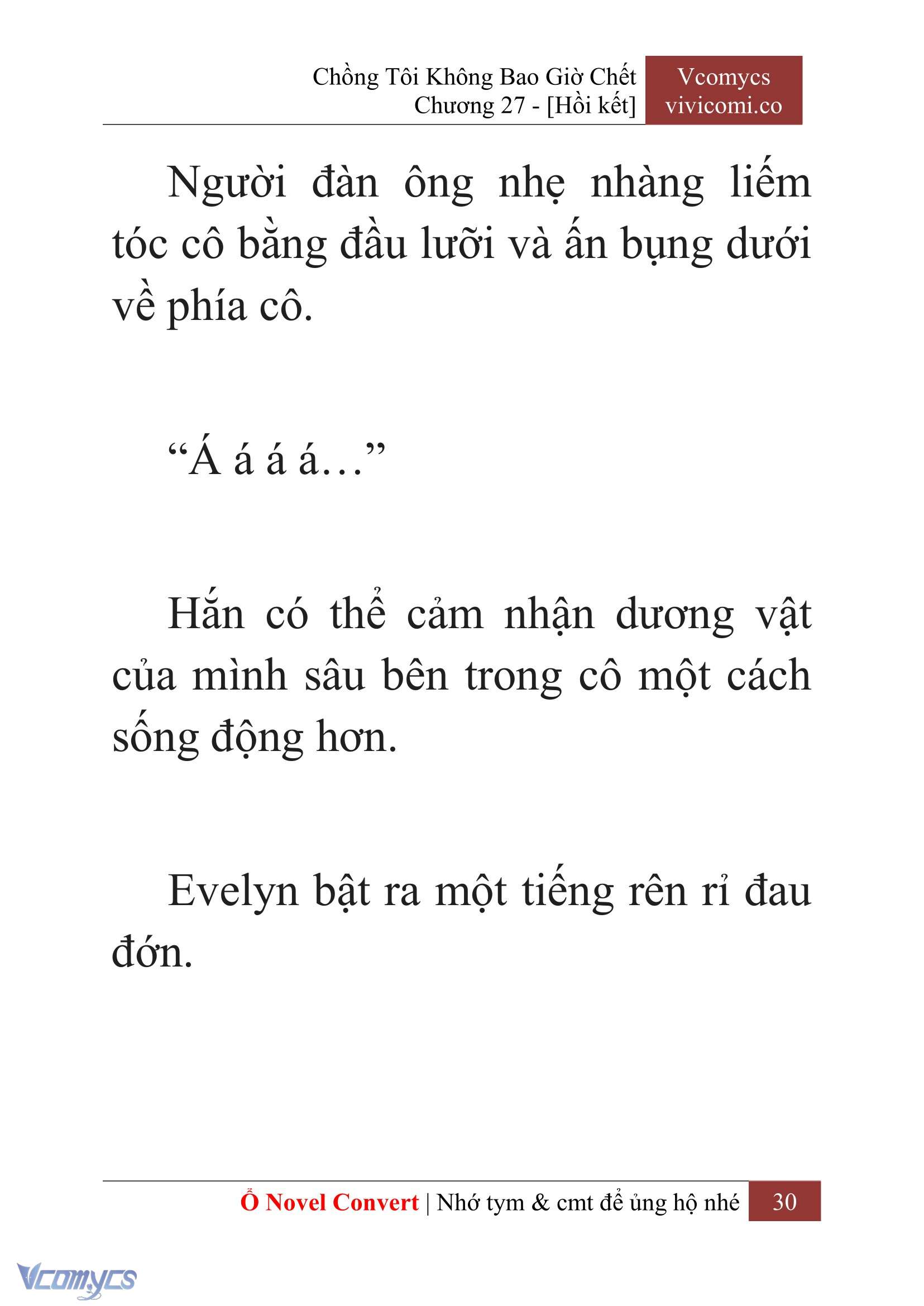 [Novel] Chồng Tôi Không Bao Giờ Chết Chap 27 - Trang 2