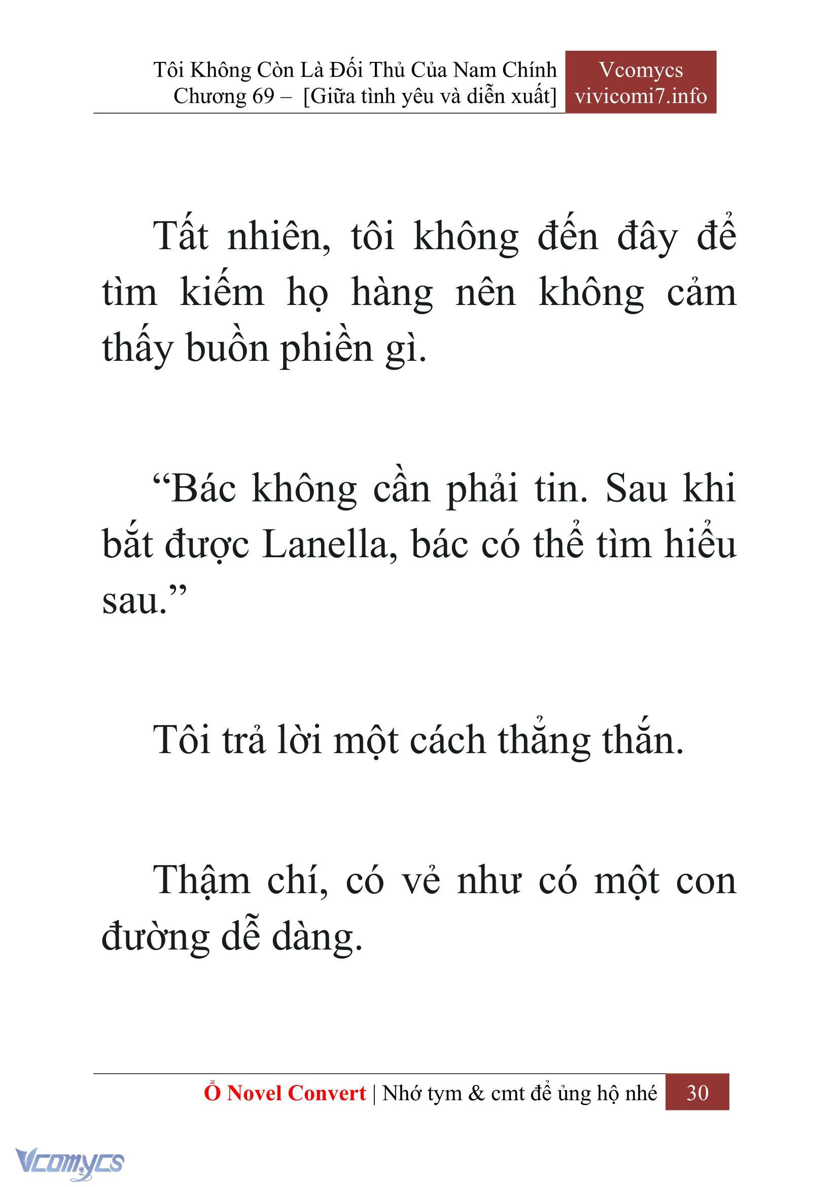 [Novel] Tôi Không Còn Là Đối Thủ Của Nam Chính Chap 69 - Trang 2