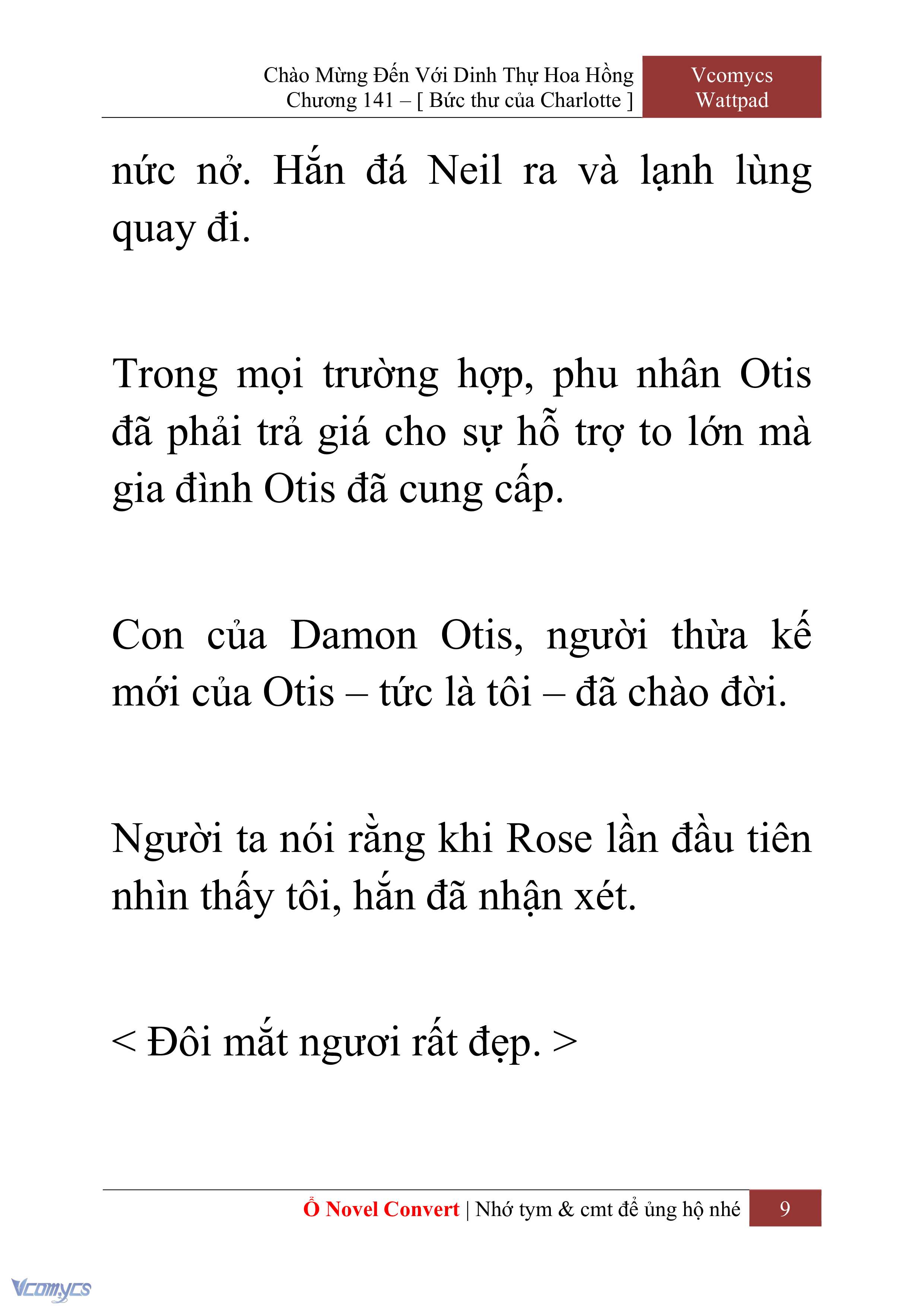 [Novel] Chào Mừng Đến Với Dinh Thự Hoa Hồng Chap 141 - Trang 2