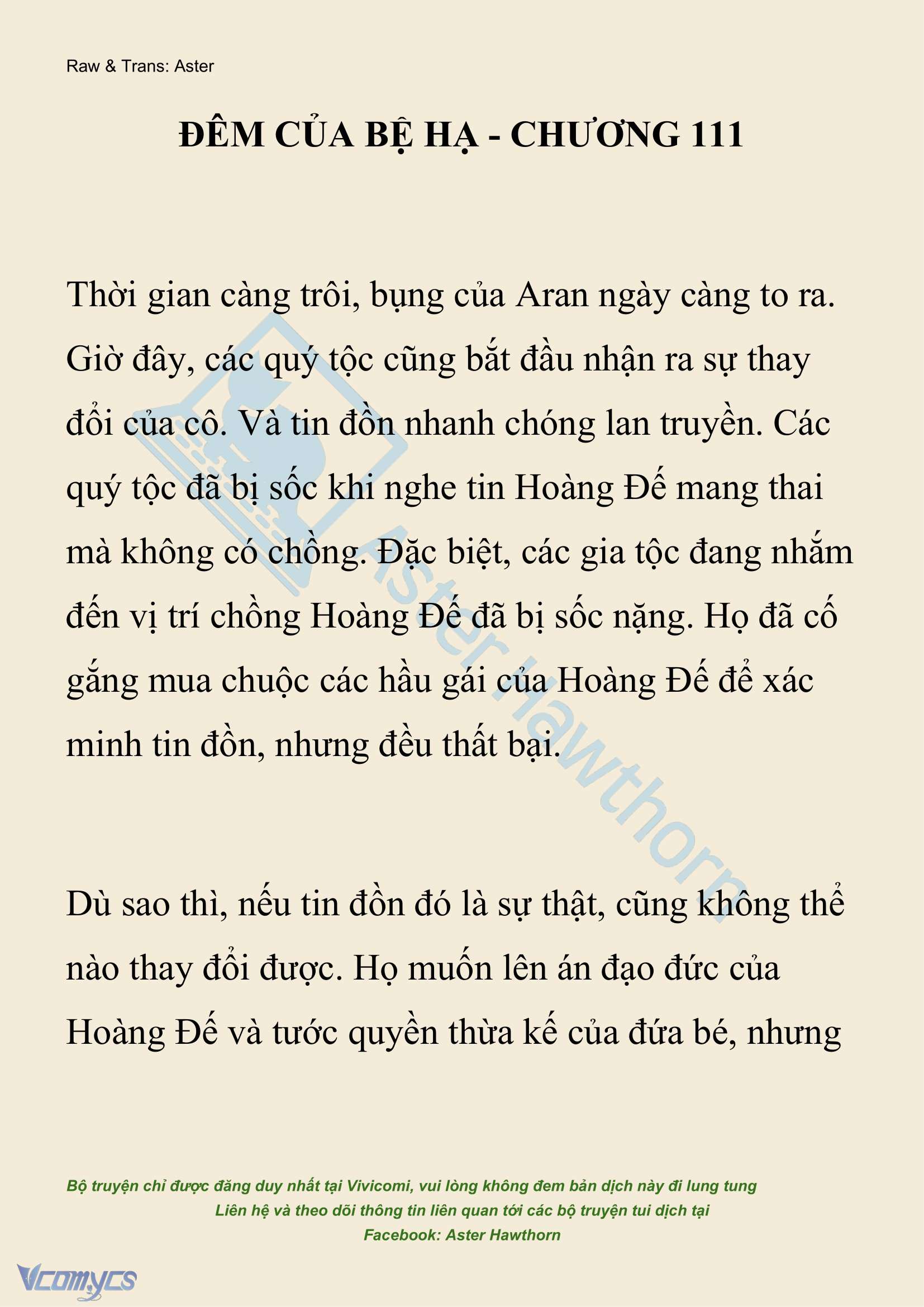 [NOVEL] Đêm Của Bệ Hạ Chap 111 - Trang 2