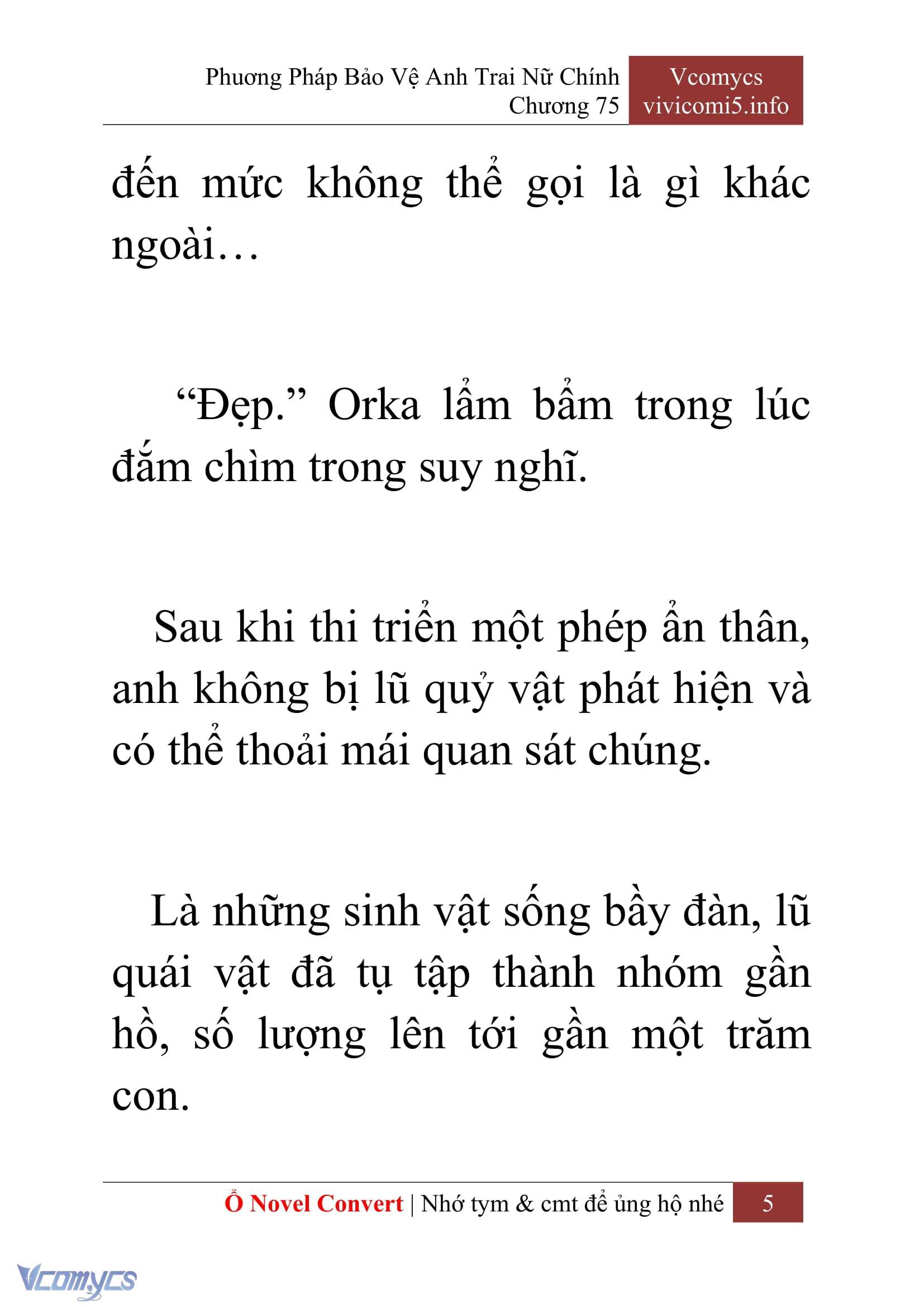 [Novel] Phương Pháp Bảo Vệ Anh Trai Nữ Chính Chap 75 - Trang 2