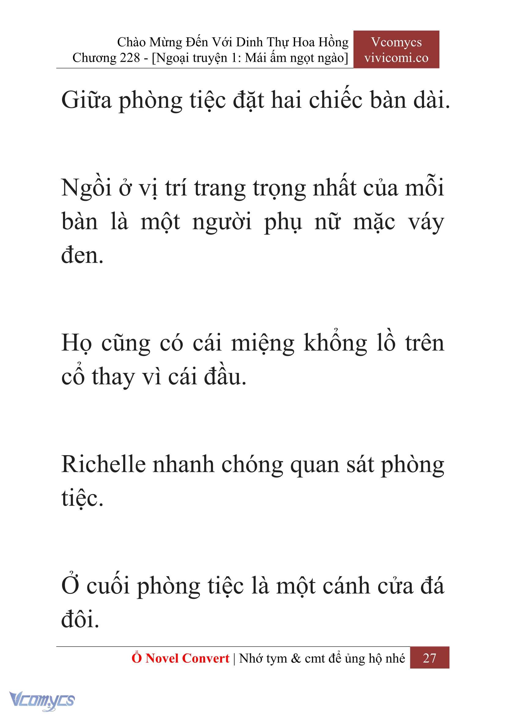 [Novel] Chào Mừng Đến Với Dinh Thự Hoa Hồng Chap 228 - Trang 2