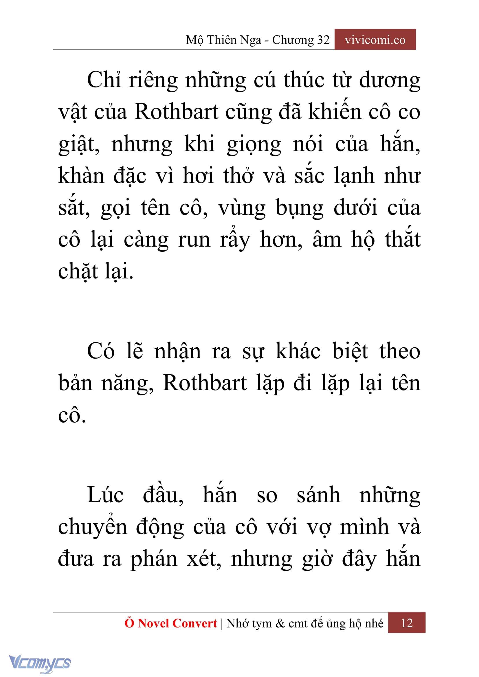 [Novel] Mộ Thiên Nga Chap 32 - Trang 2