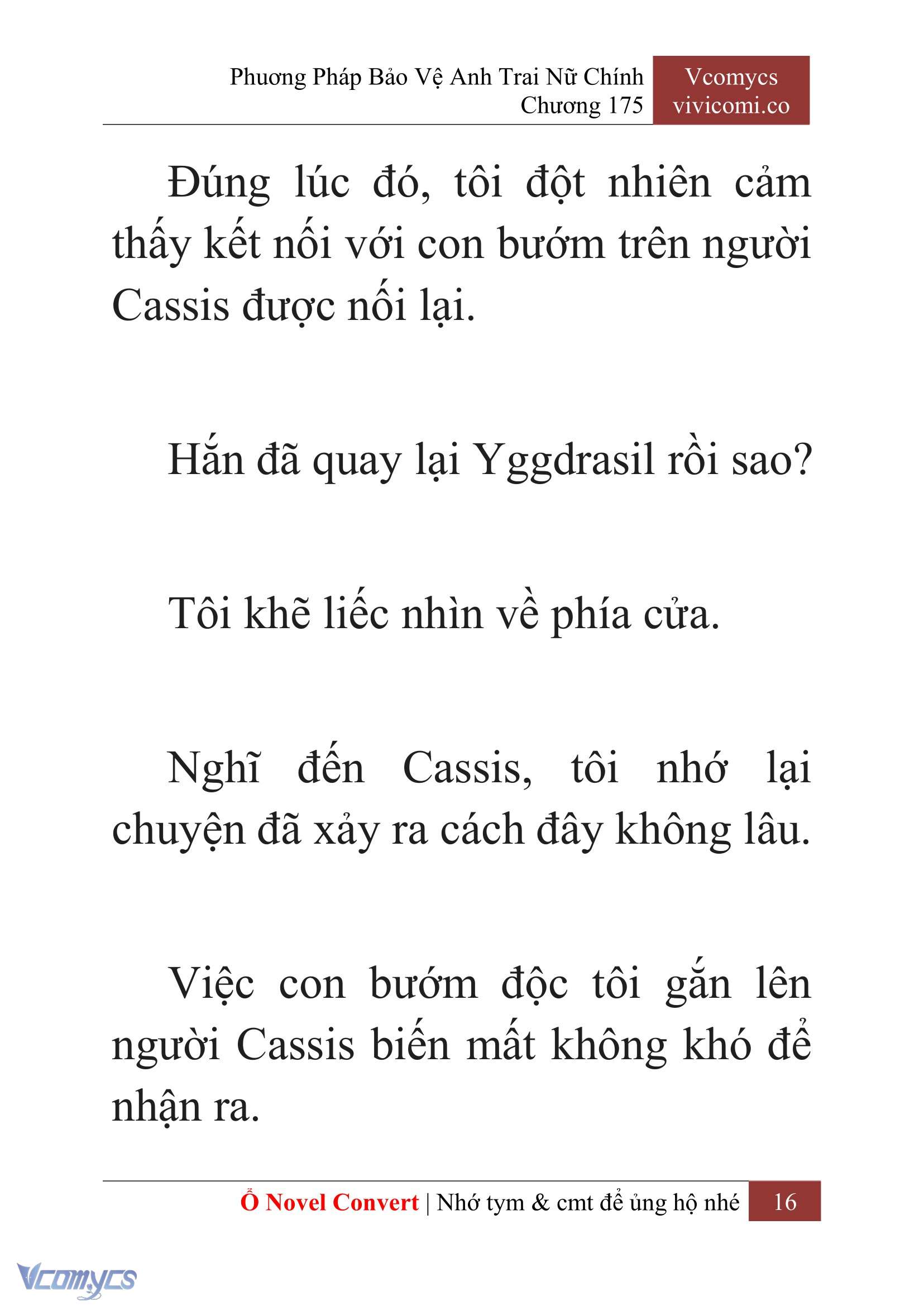 [Novel] Phương Pháp Bảo Vệ Anh Trai Nữ Chính Chap 175 - Trang 2