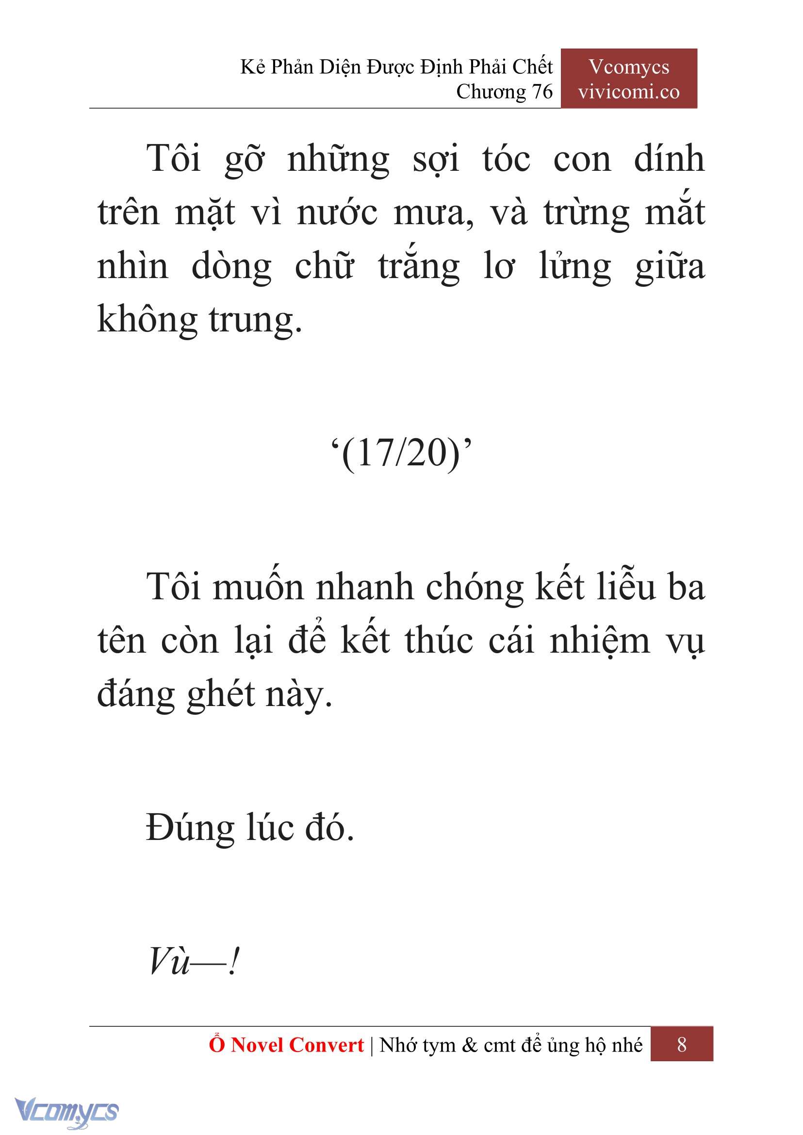 [Novel] Kẻ Phản Diện Được Định Phải Chết Chap 76 - Trang 2